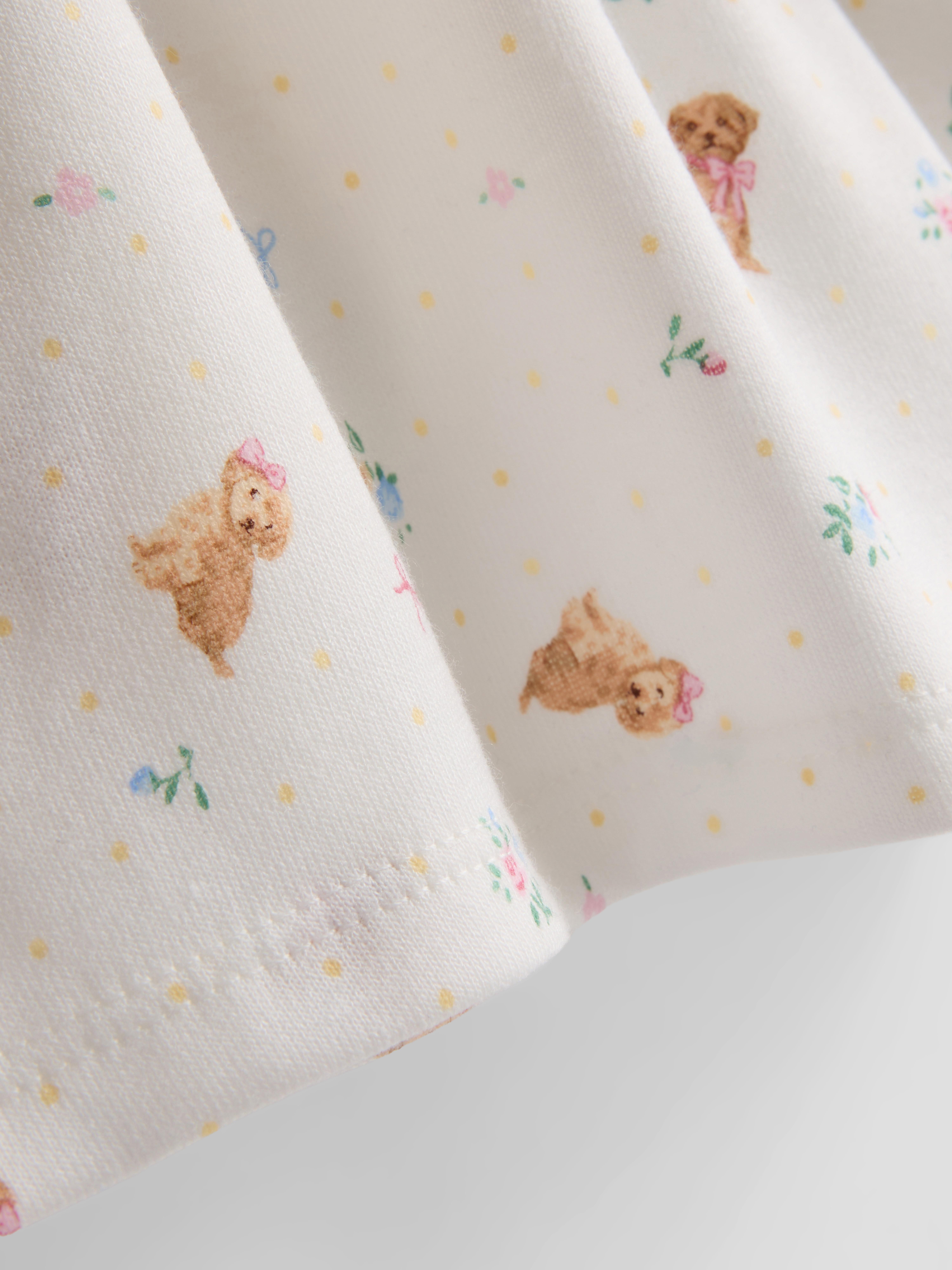 Love To Lounge Dog-Print Pajama Shorts