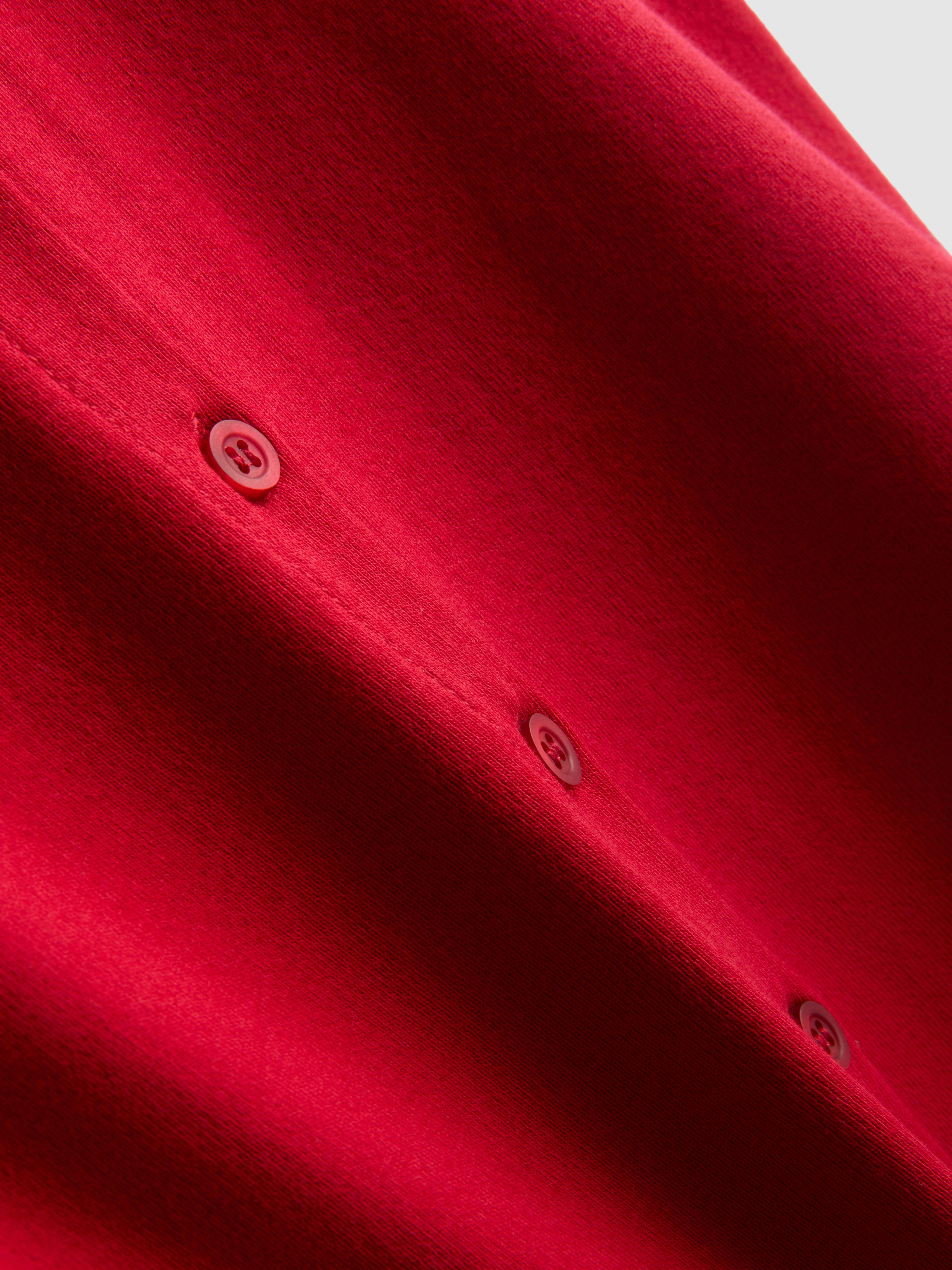 Camiseta de algodón con botones