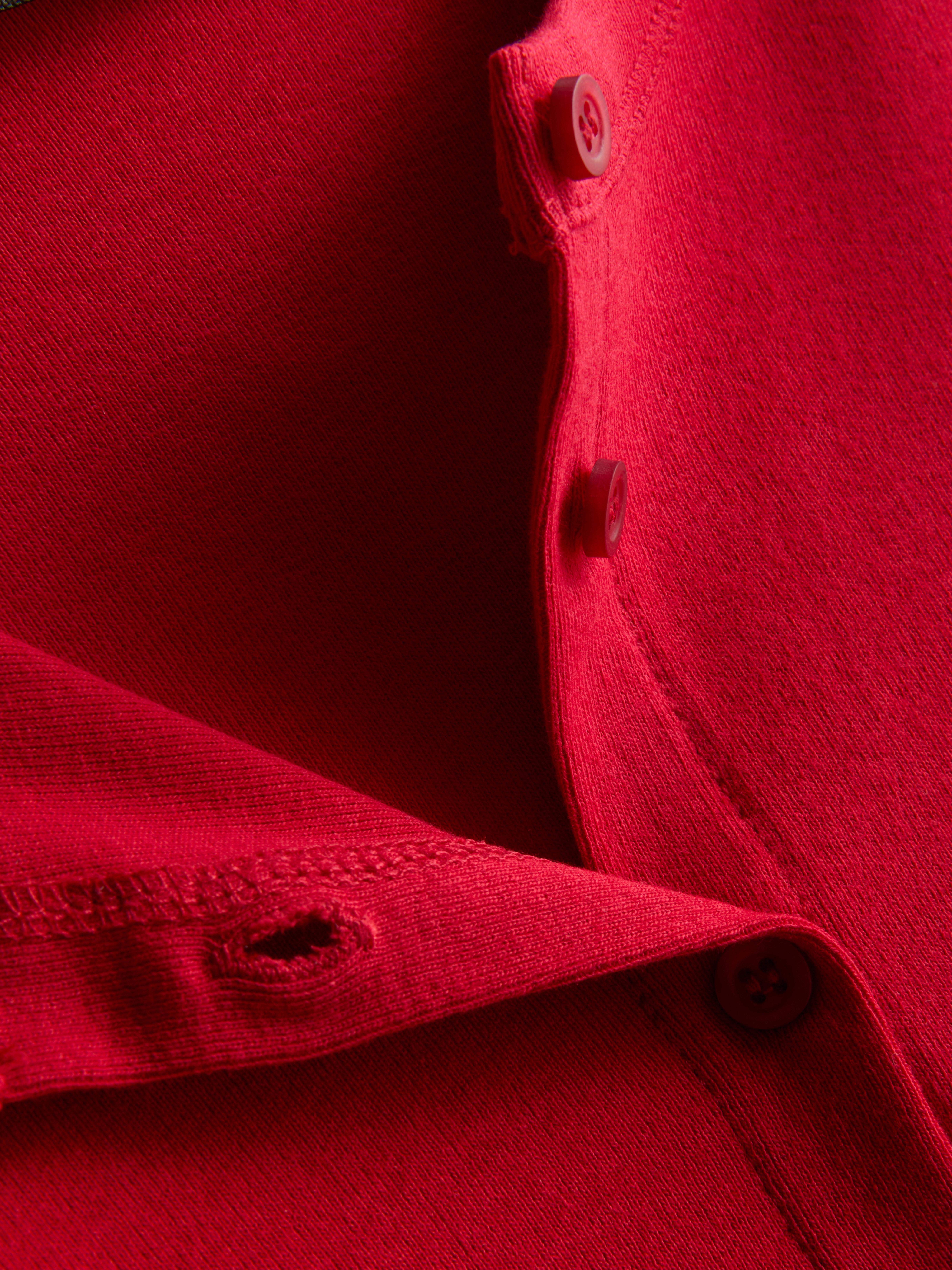 Camiseta de algodón con botones