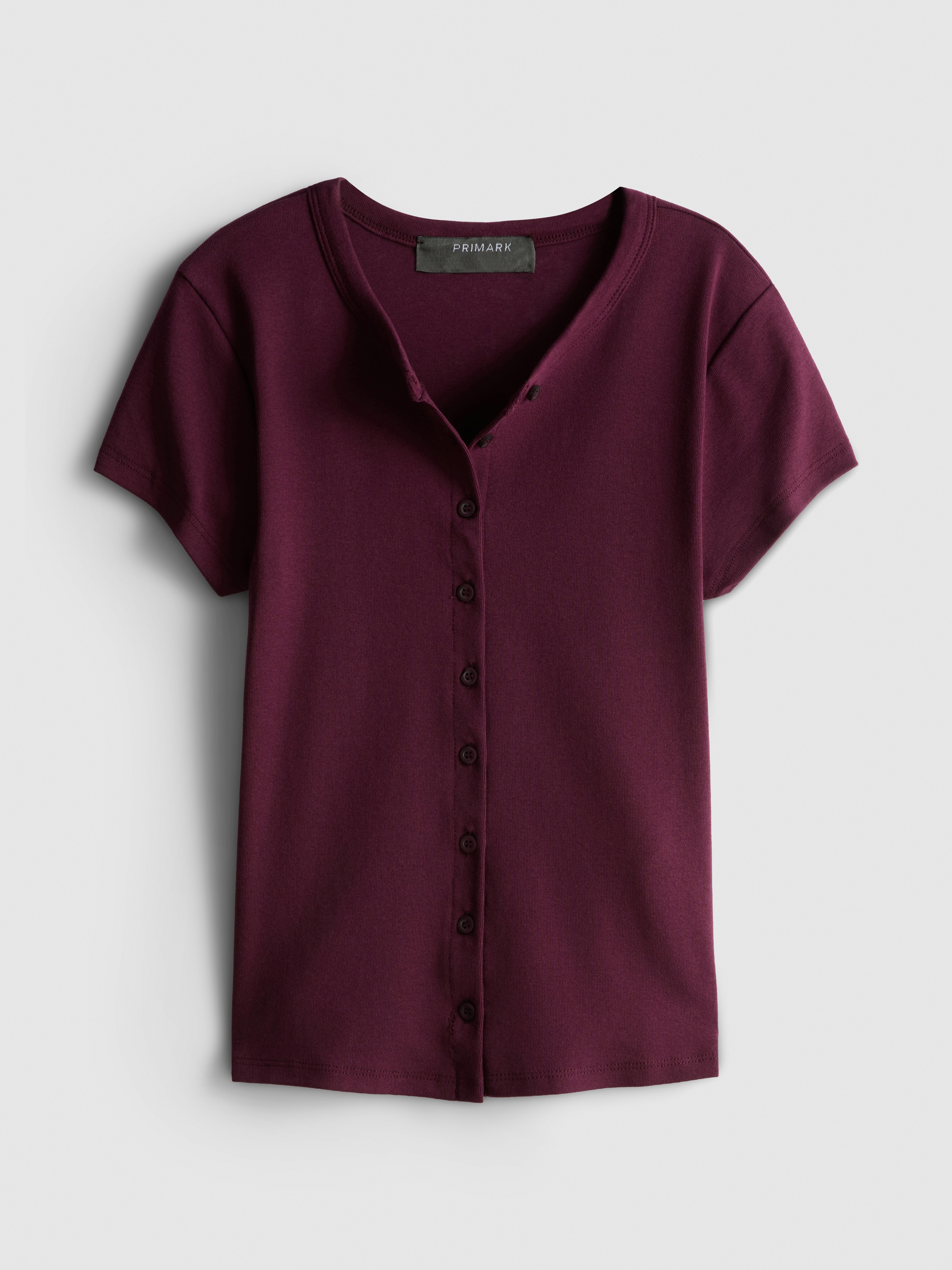 T-shirt botões rica algodão