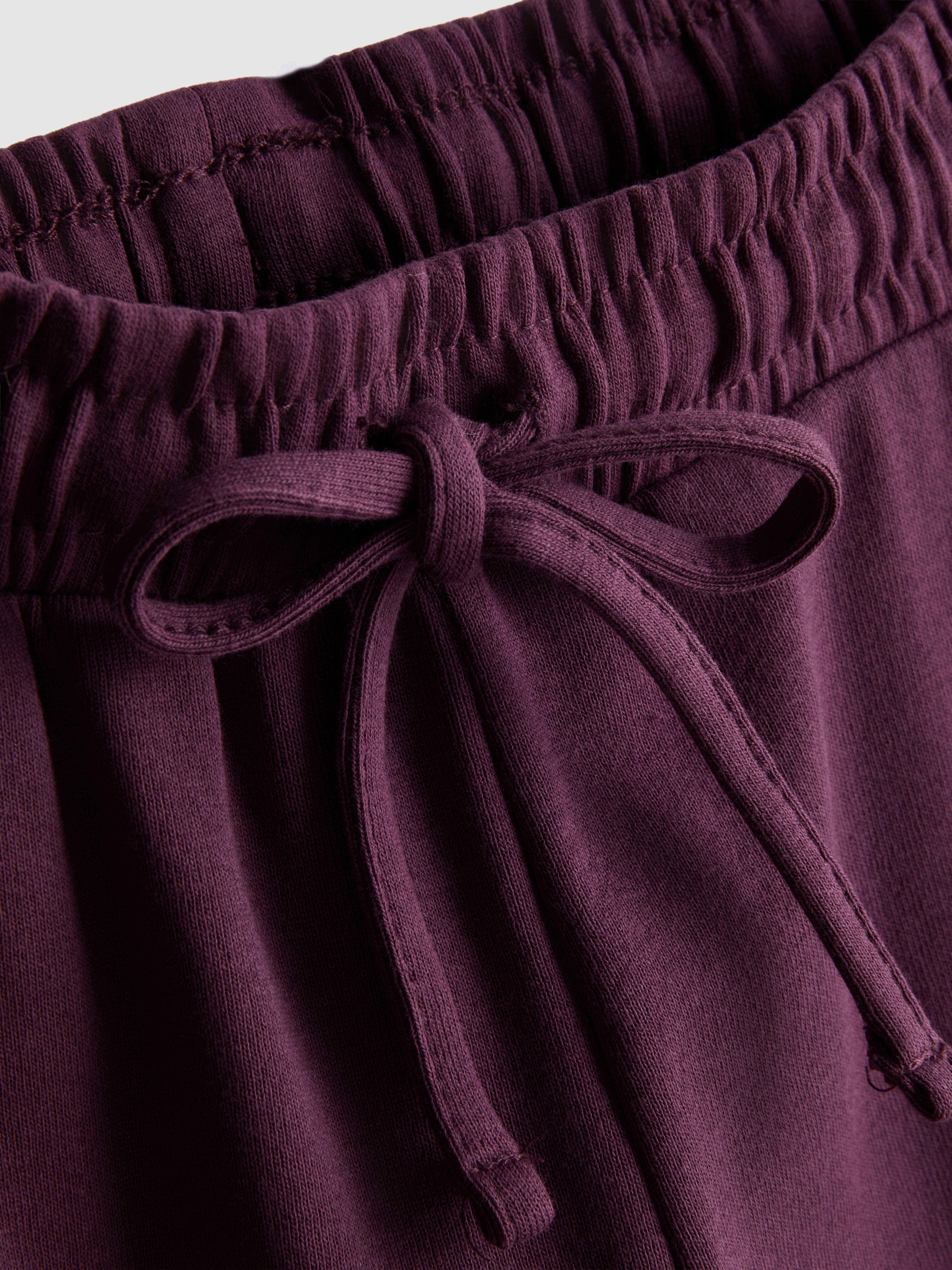 Katoenrijke jersey joggingbroek met rechte pijpen