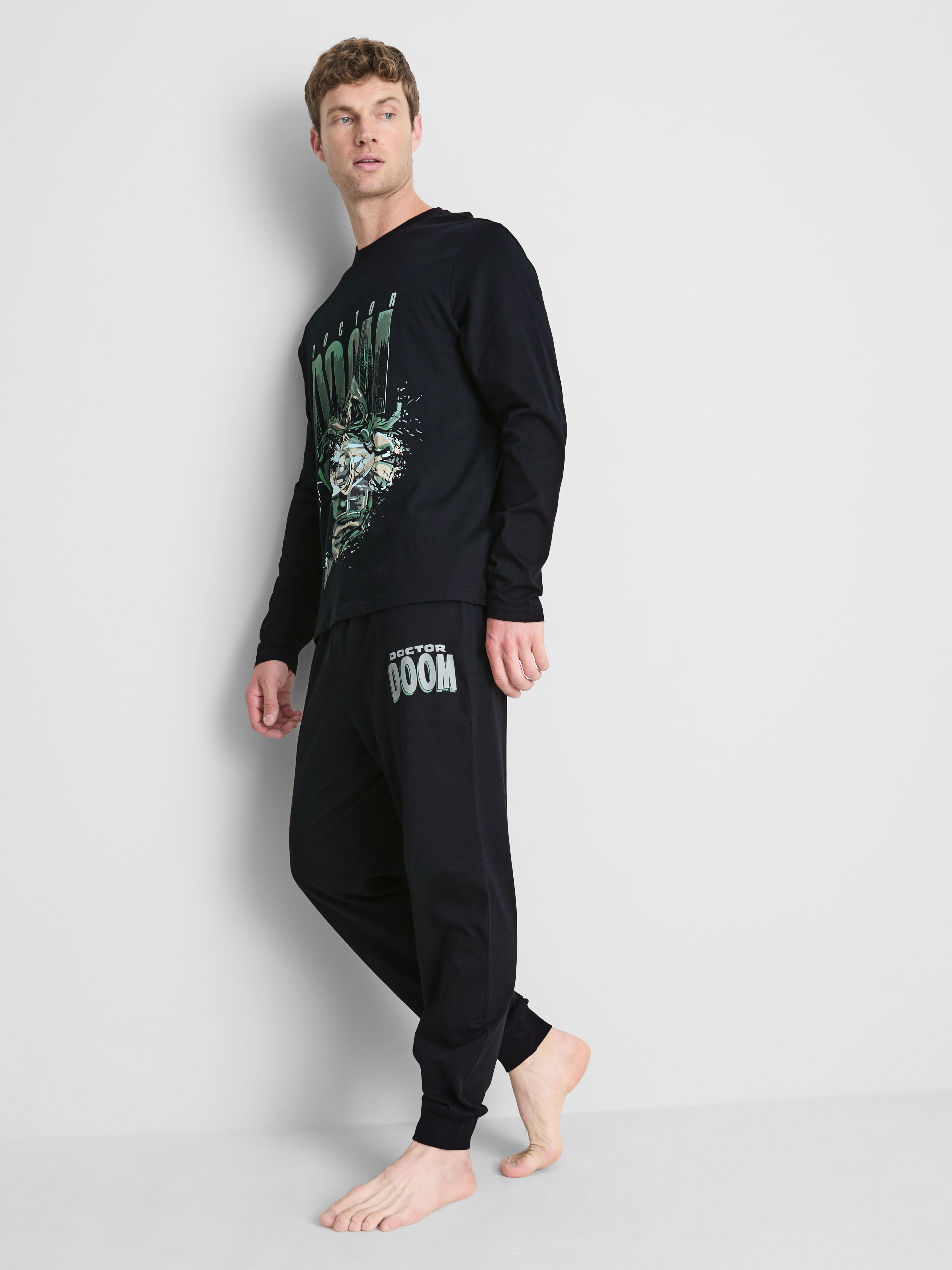 MARVEL Doctor Doom Pure Cotton Long Pajamas