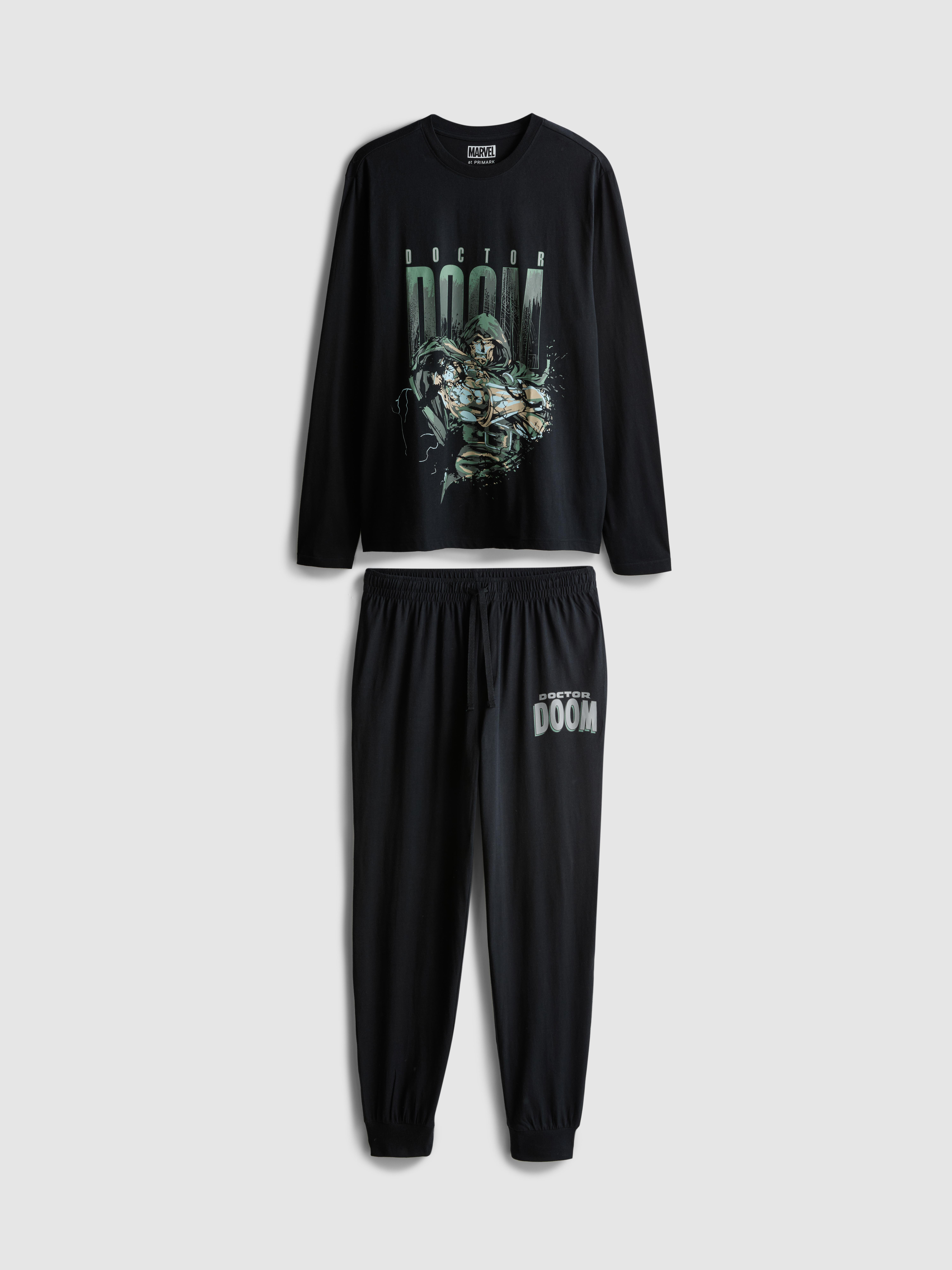MARVEL Doctor Doom Pure Cotton Long Pajamas
