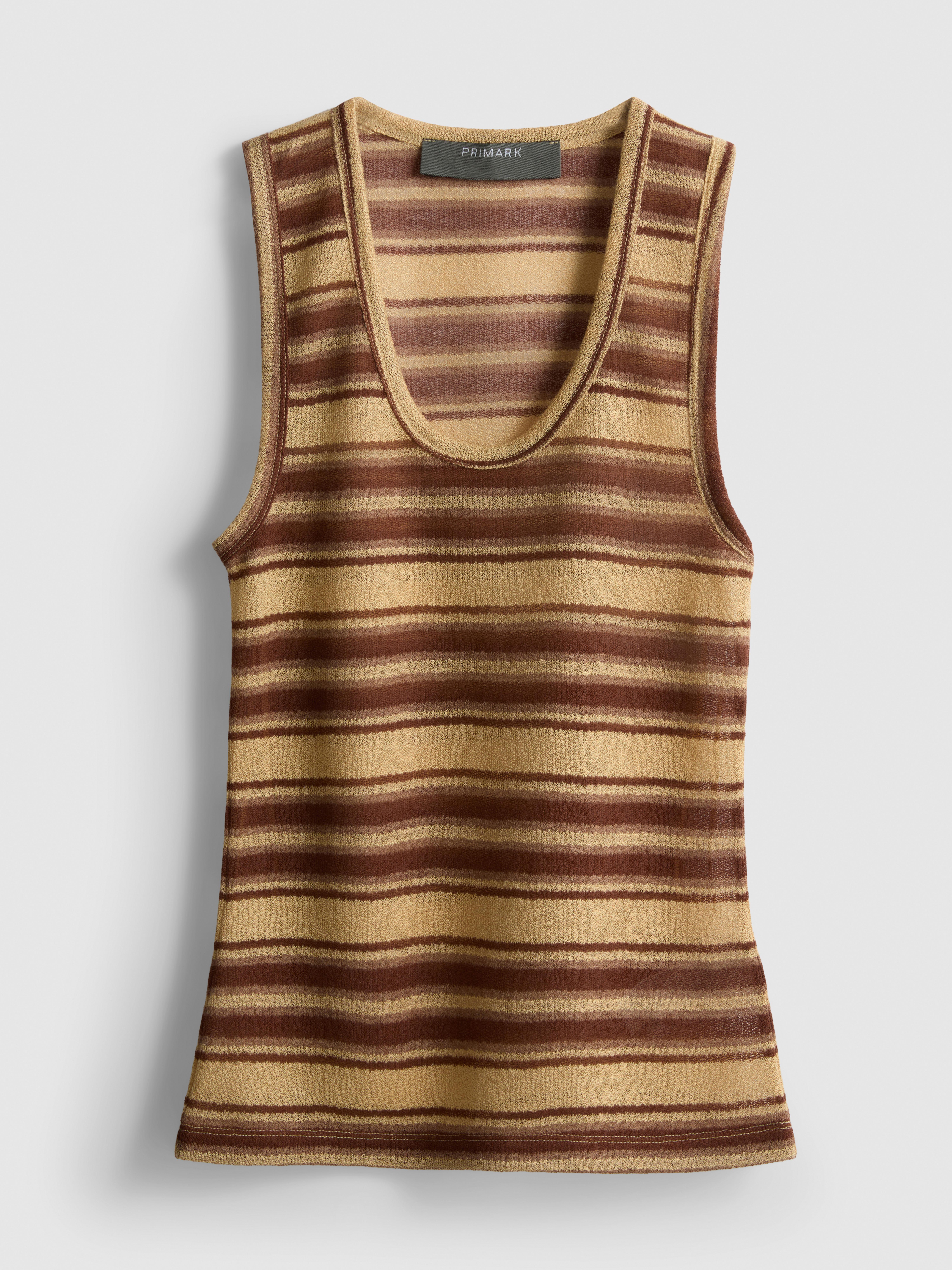Stripe Knit Tank Top