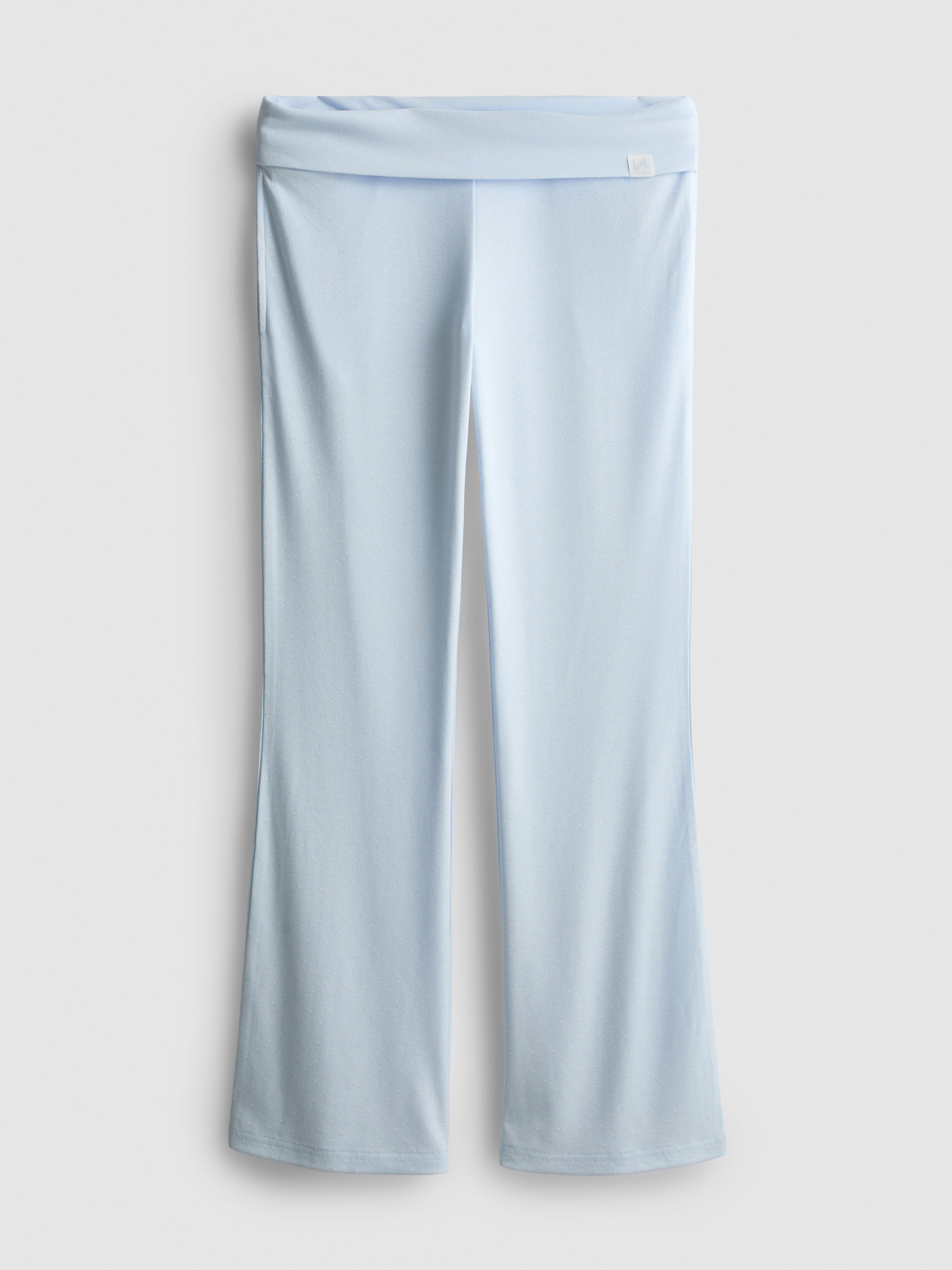 Love To Lounge Spotted Fold-Over Pajama Bottoms