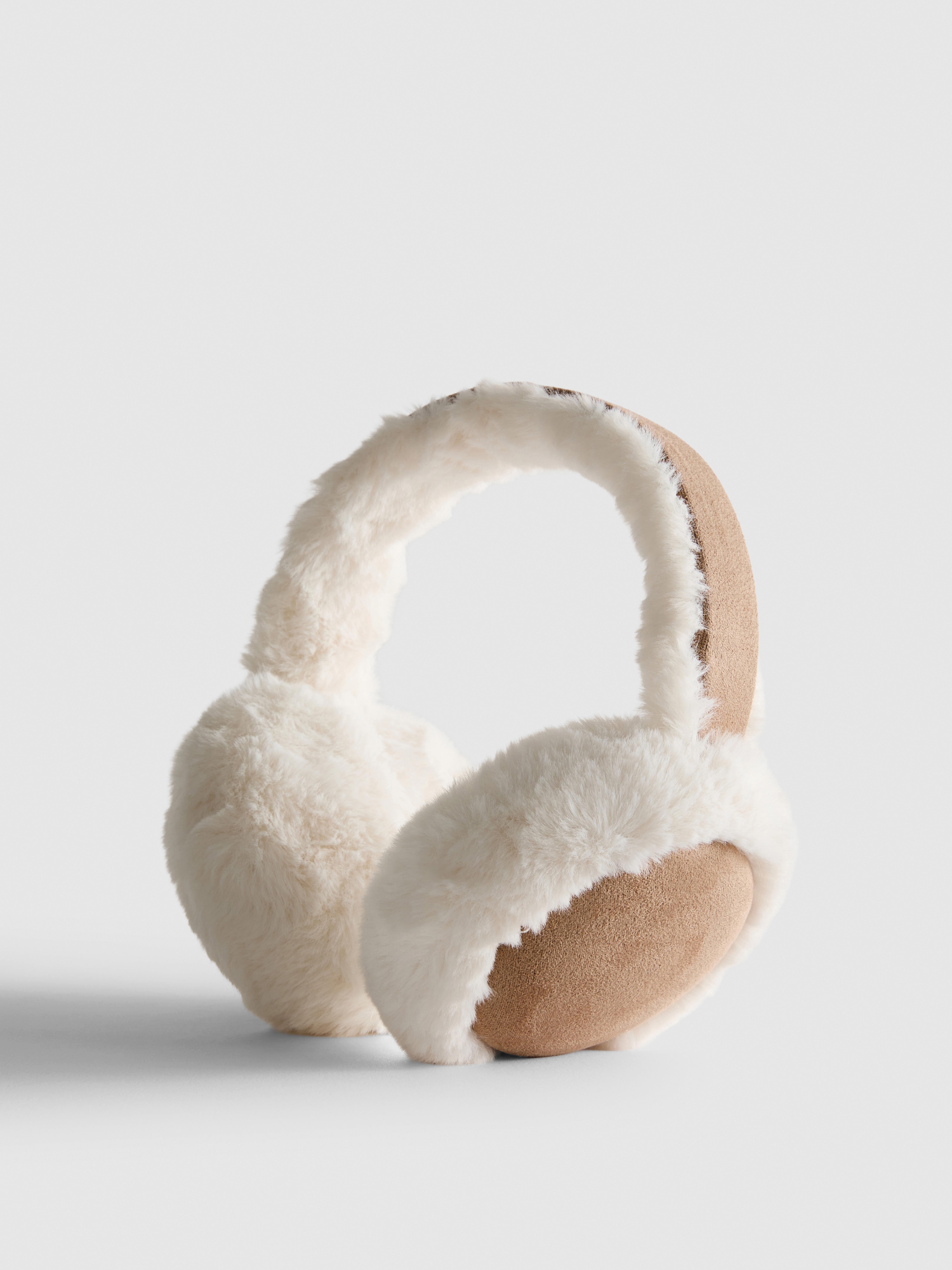 Womens Tan Faux Suede Ear Muffs | Primark