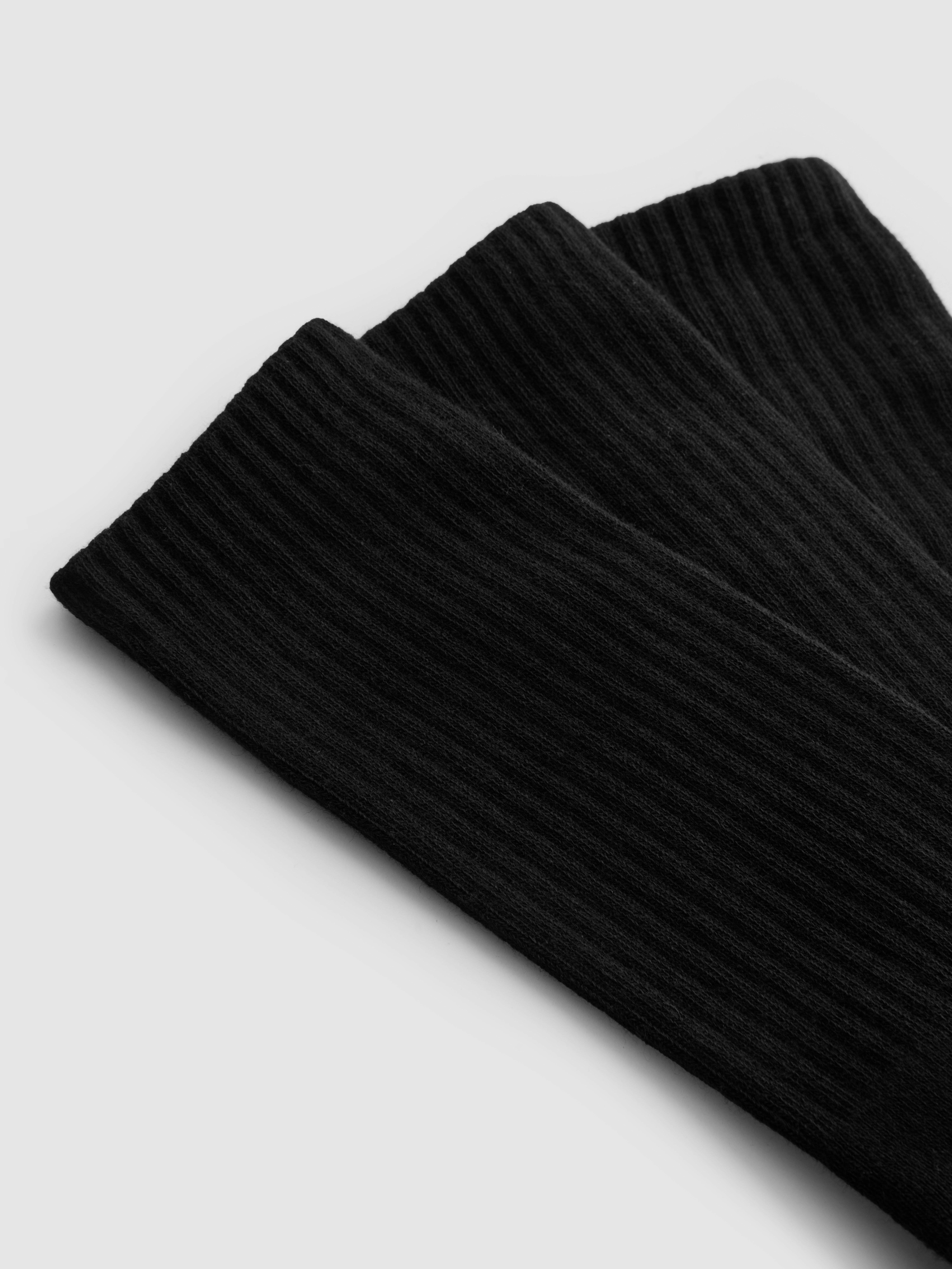 3pk Pure Cotton Sports Crew Socks