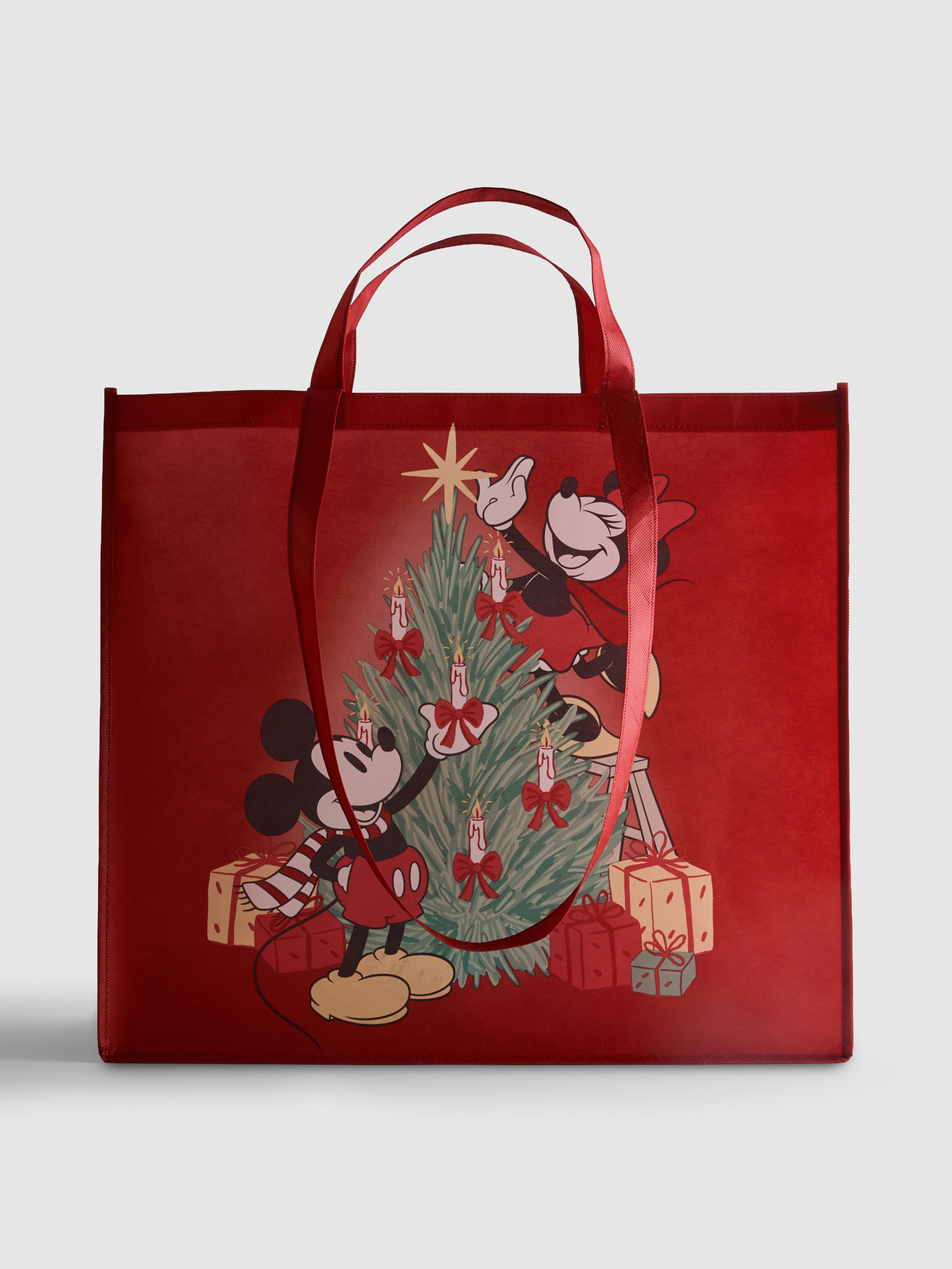 Disney’s Mickey Mouse and Minnie Mouse XL Christmas Shopper Bag