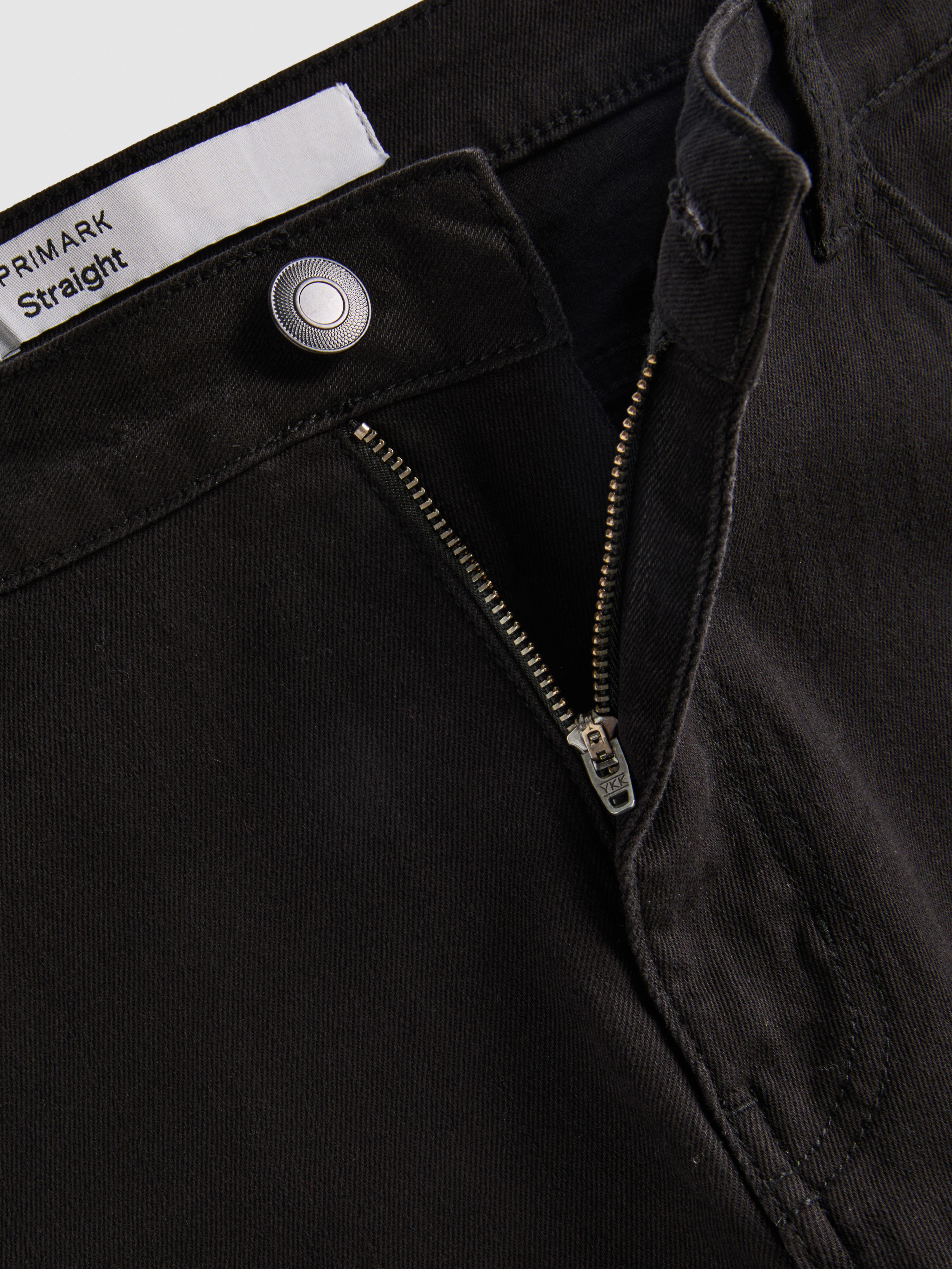 Mid-Rise Straight Leg Jeans