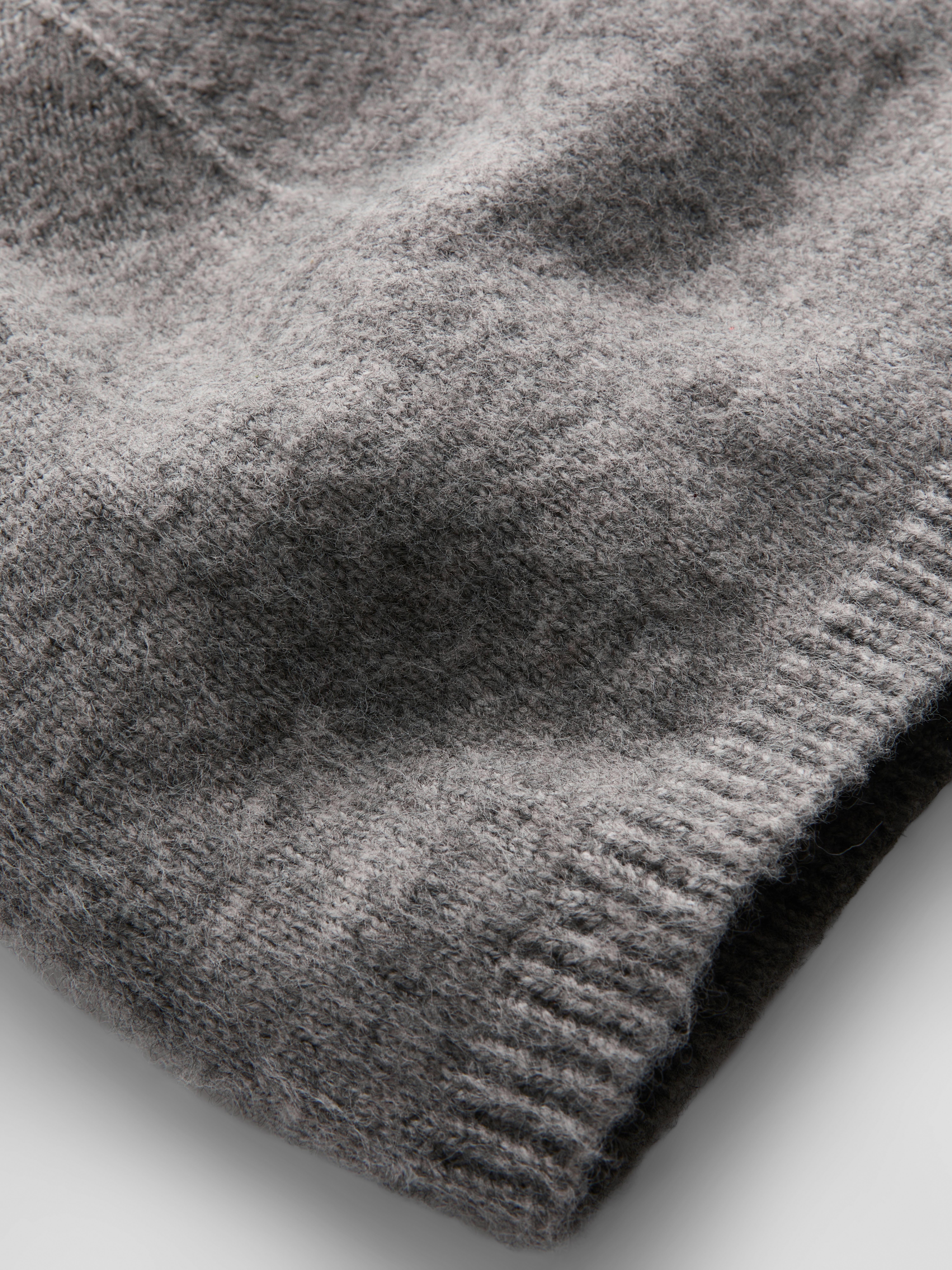 Brushed Knit Beanie Hat