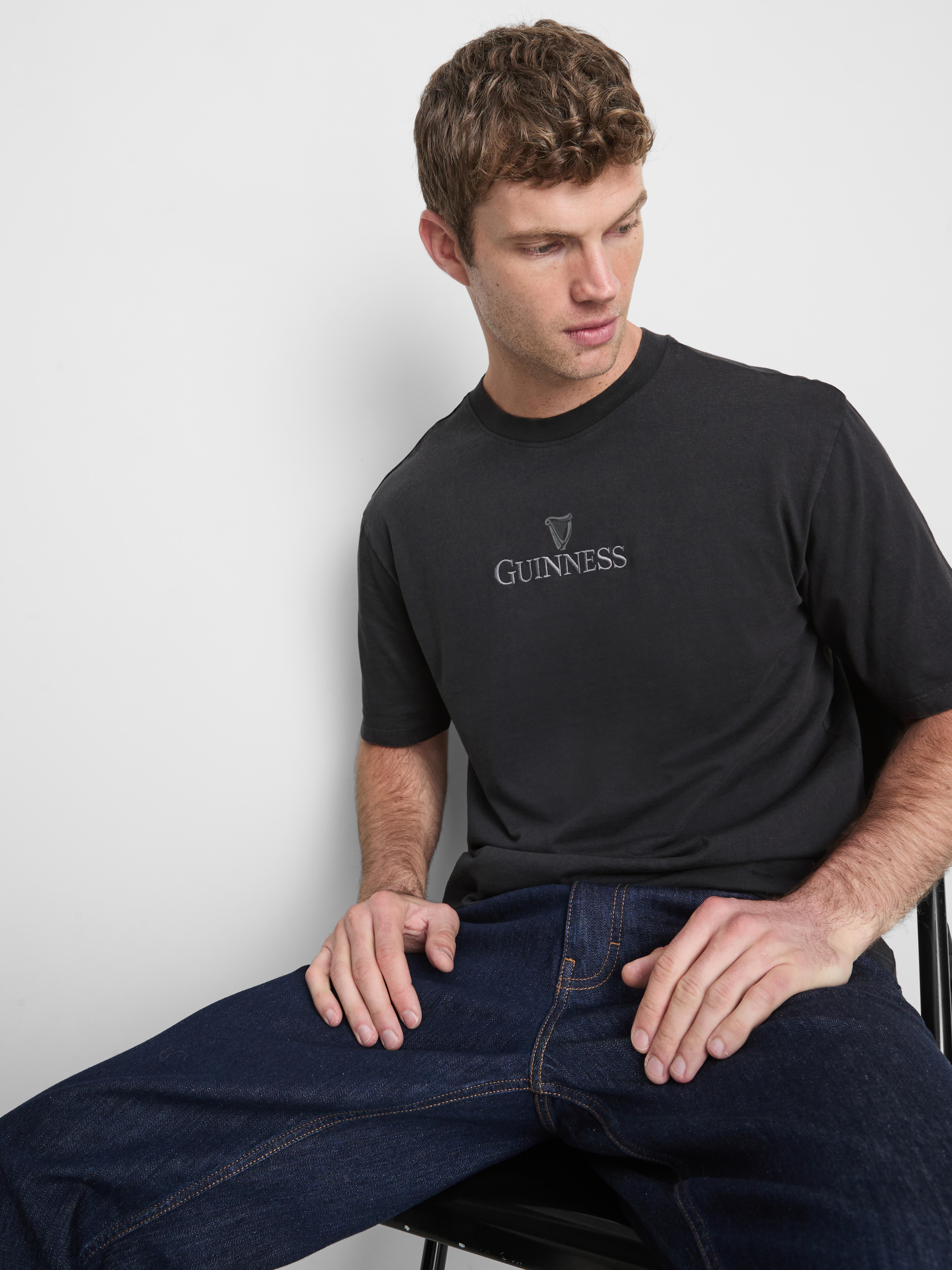 Guinness Logo Pure Cotton T-Shirt