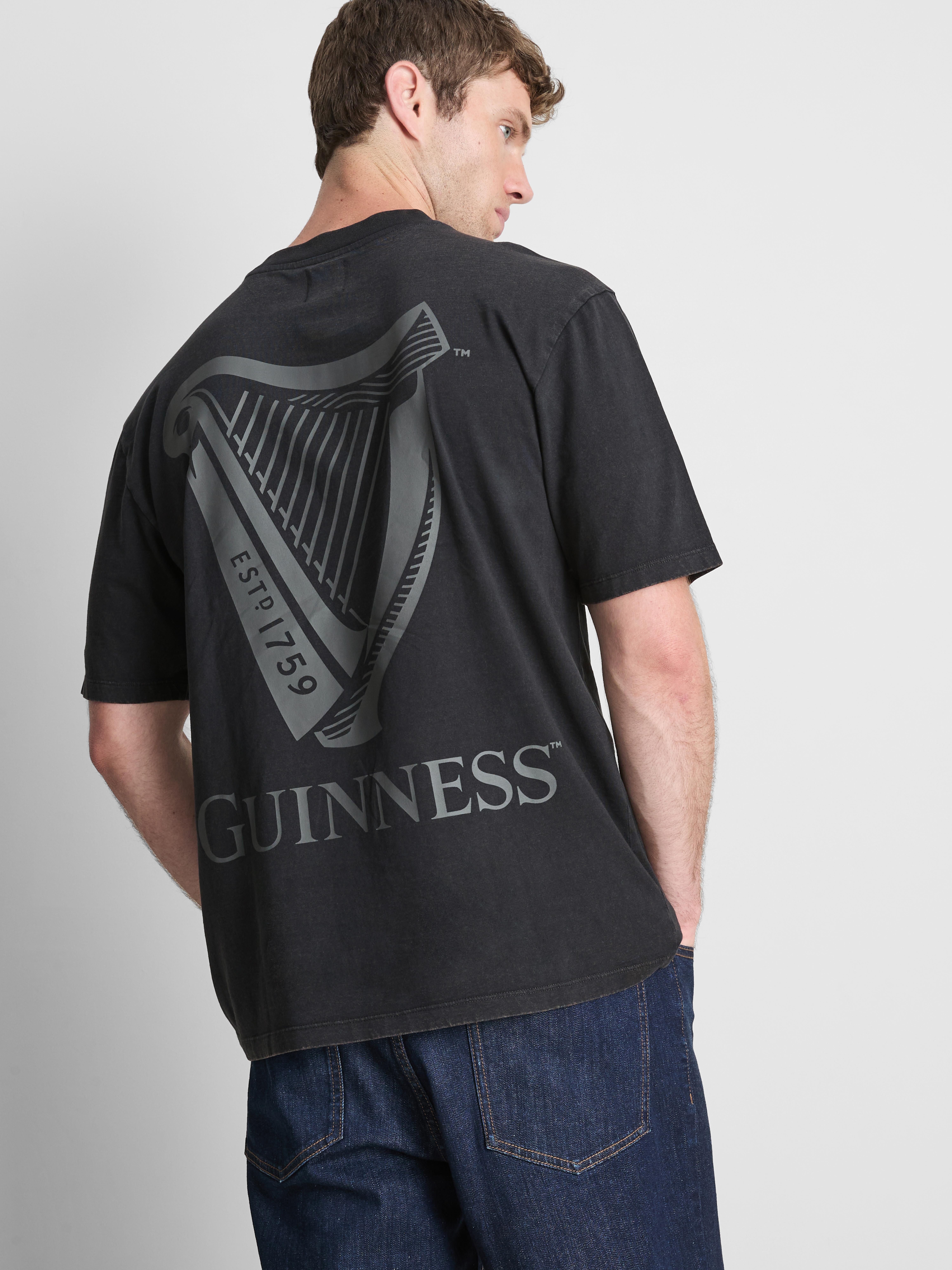 Guinness Logo Pure Cotton T-Shirt