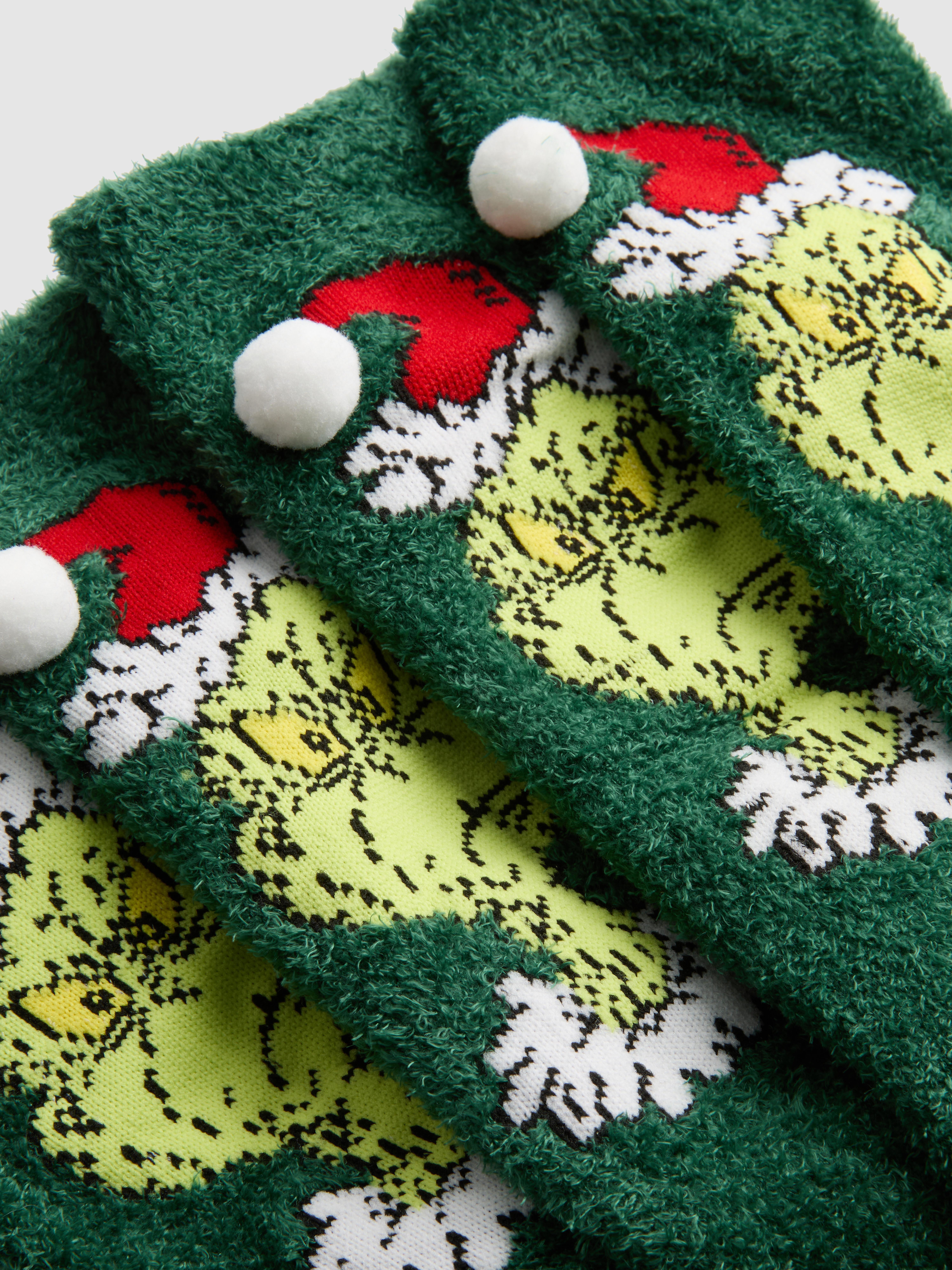 2pk The Grinch Christmas Cozy Socks