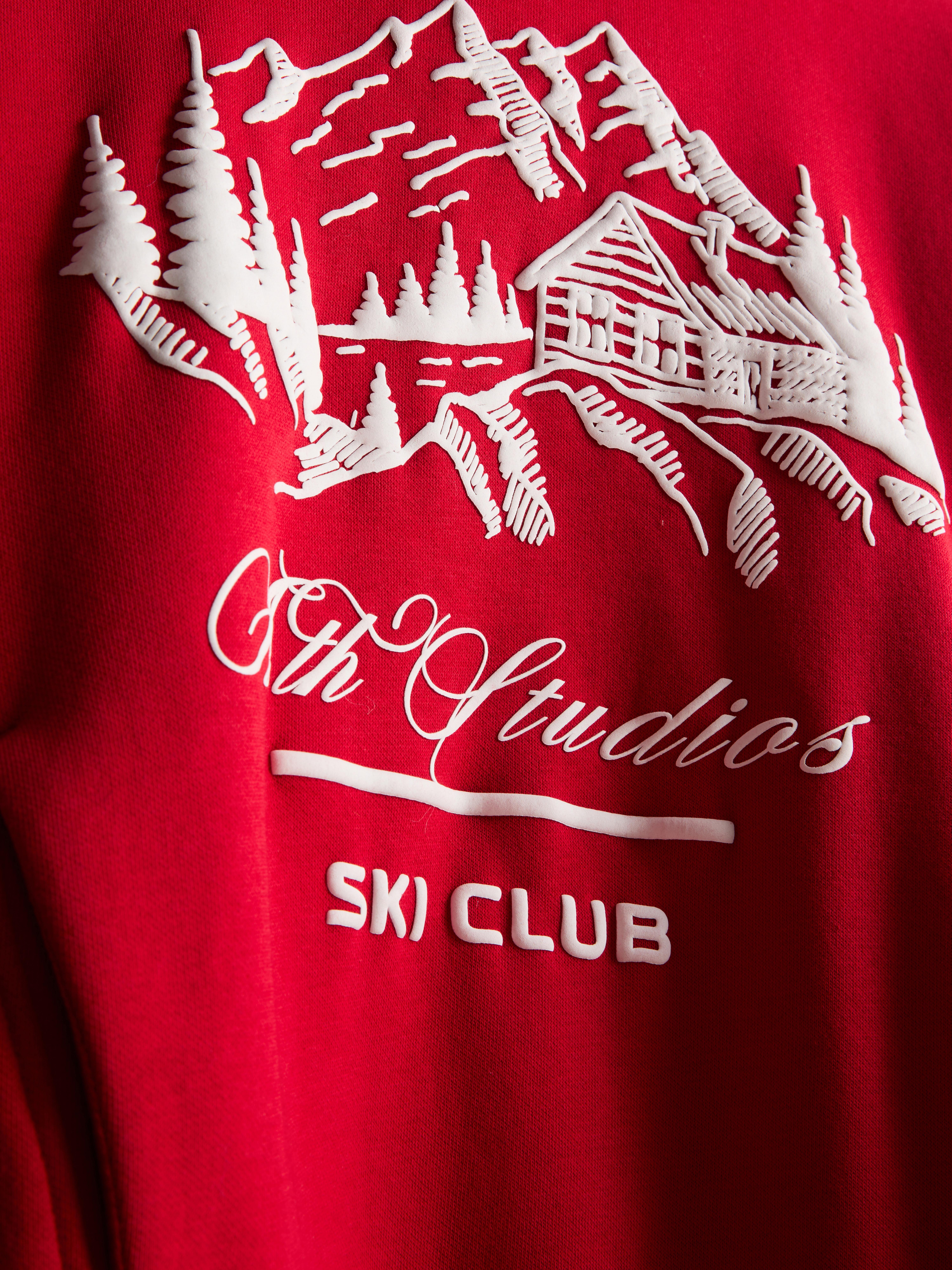 Boys Red 7-15yrs | Cotton-Rich Après-Ski Graphic Hoodie | Primark