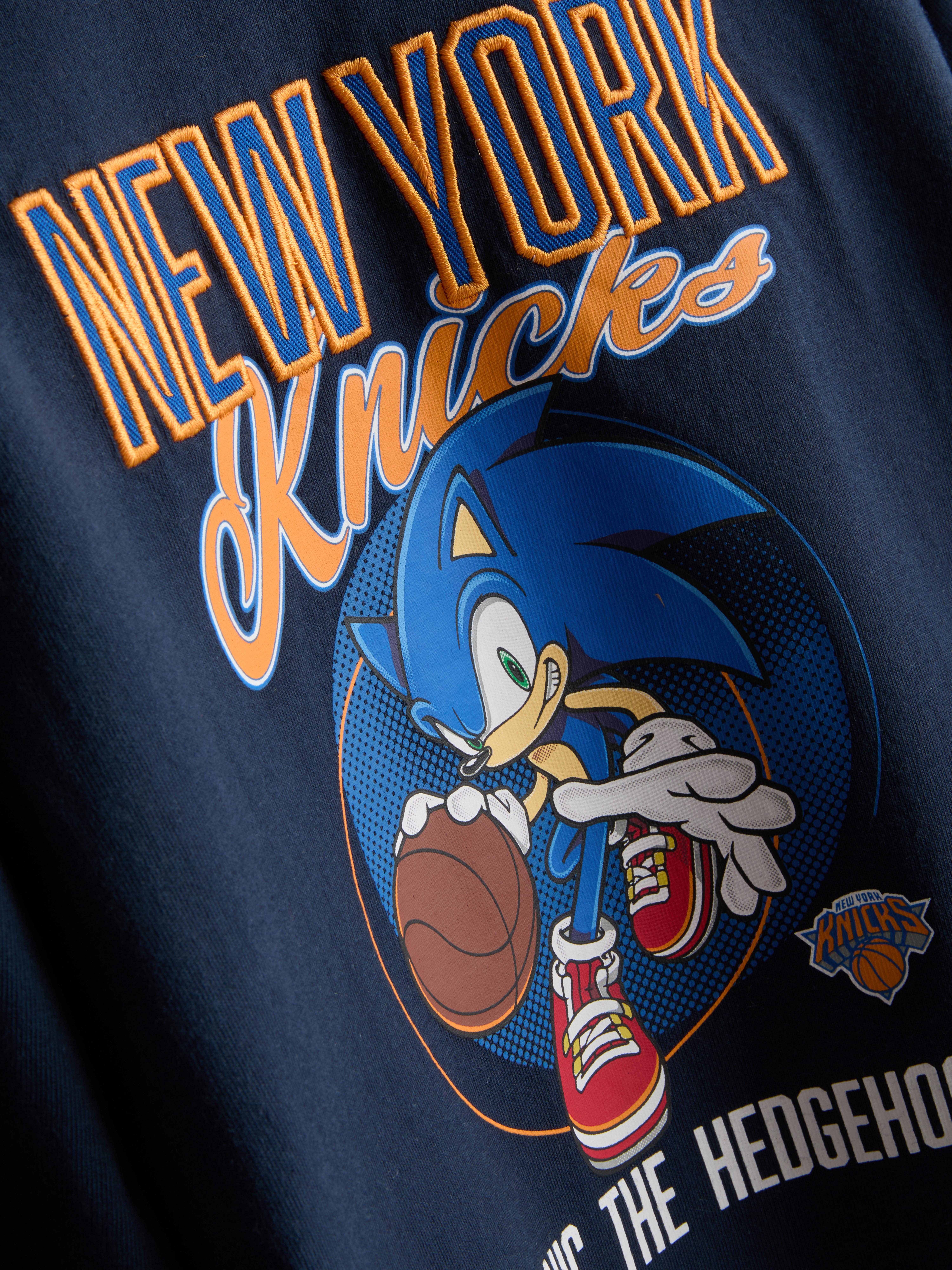 1-9yrs | New York Knicks x Sonic The Hedgehog Long-Sleeve T-Shirt
