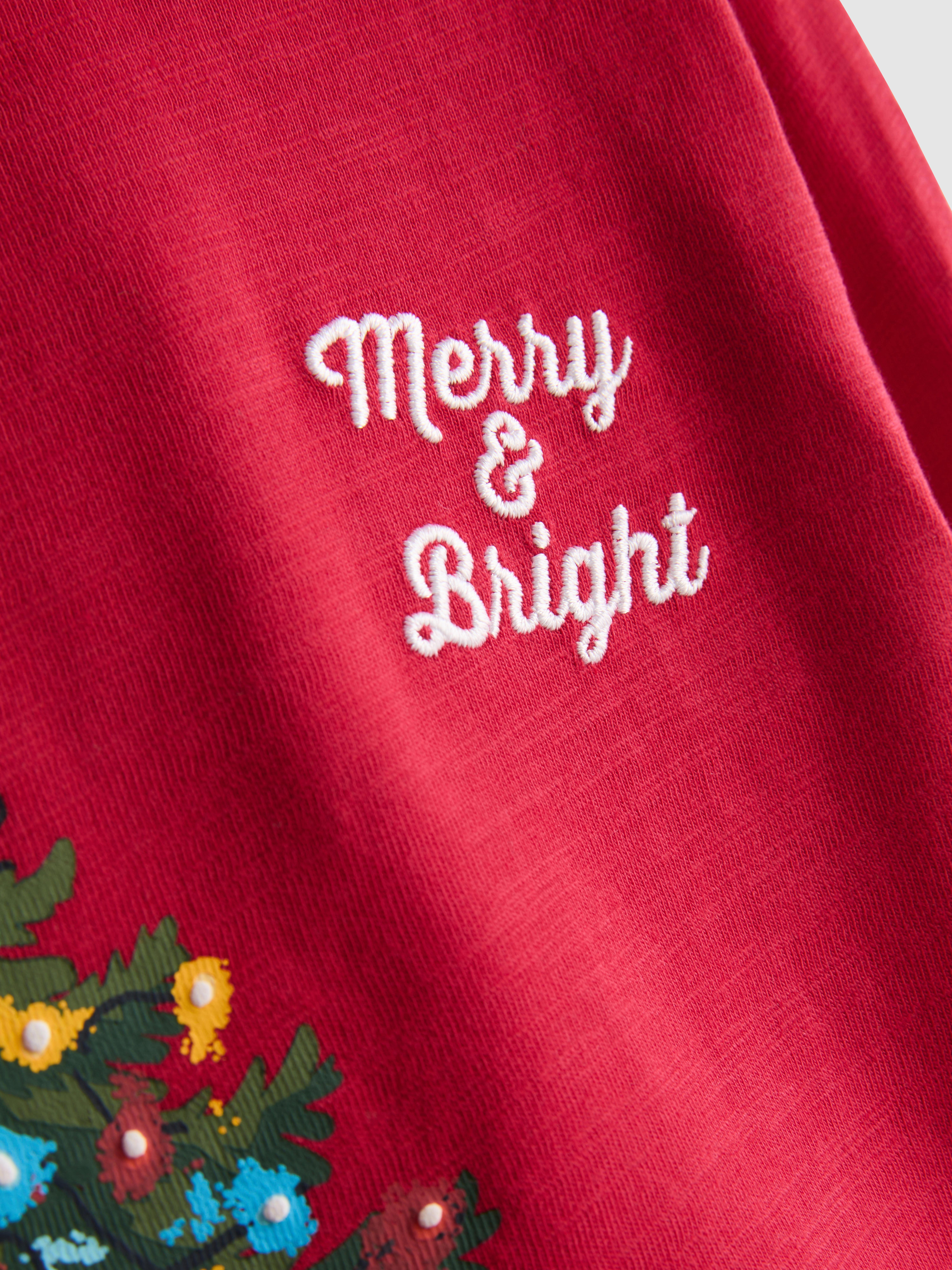 1-9yrs | Pure Cotton Christmas Car Long-Sleeve T-Shirt