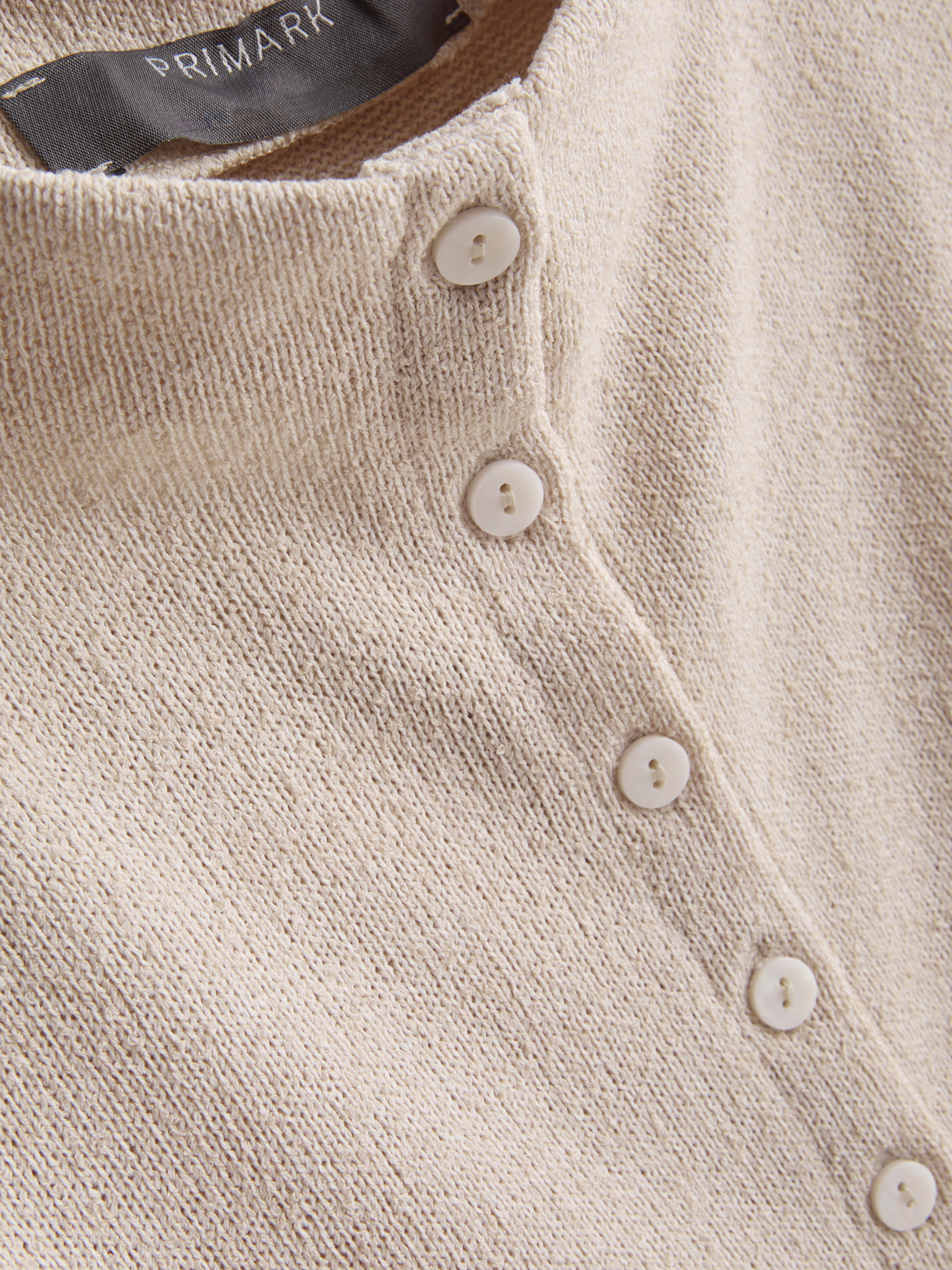Textured Button Down Waistcoat