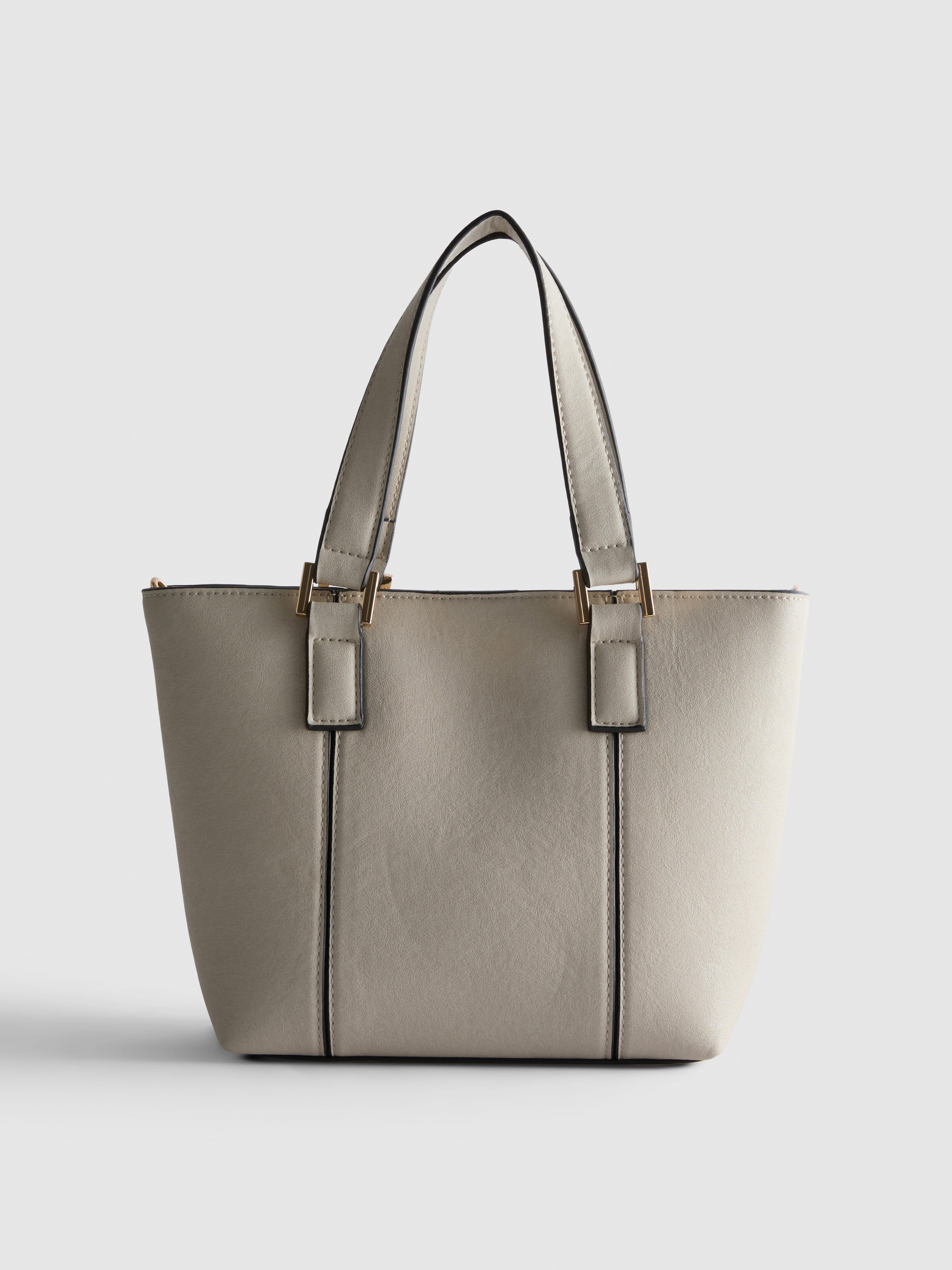 Faux Leather Tote