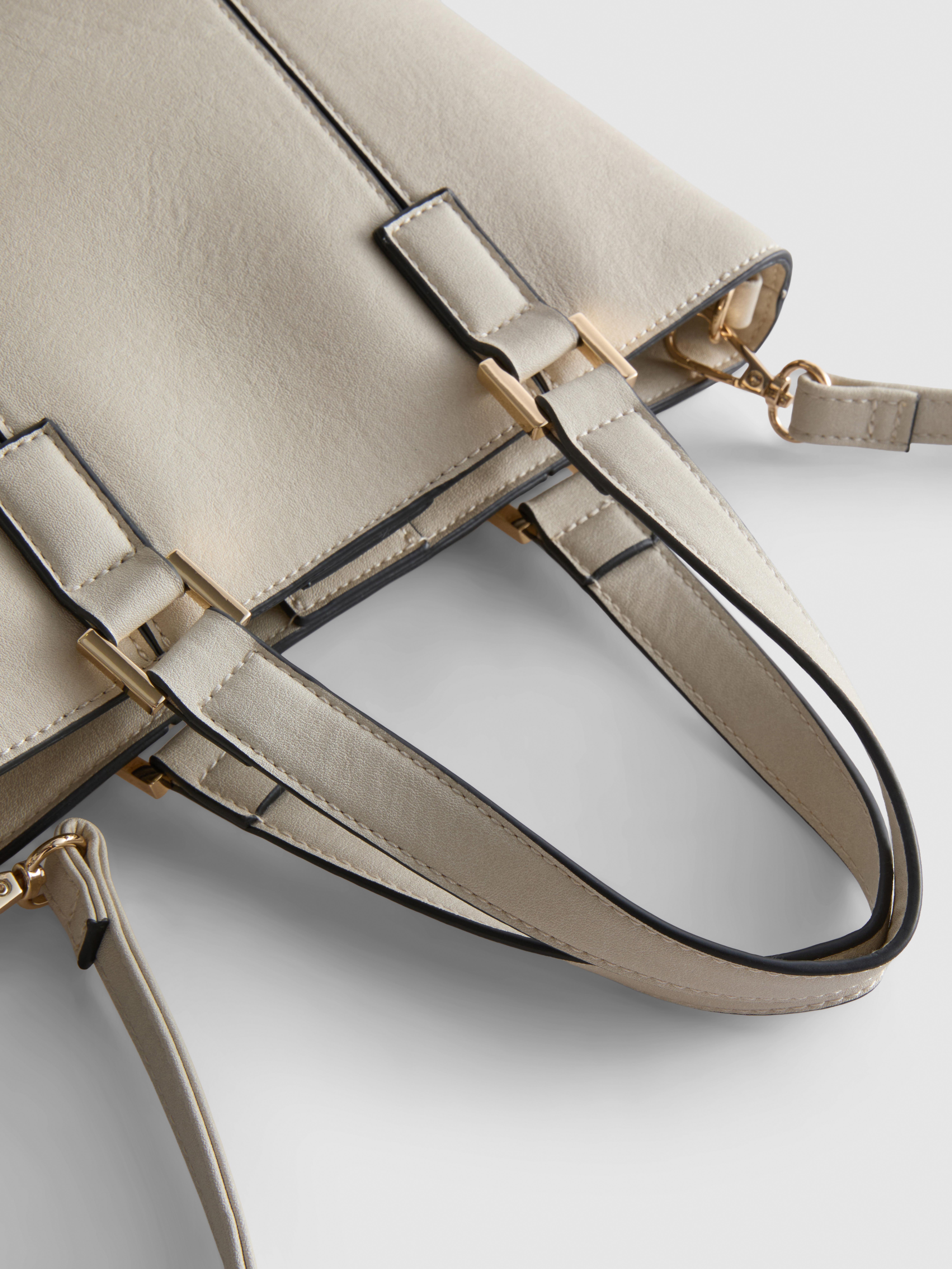 Faux Leather Tote