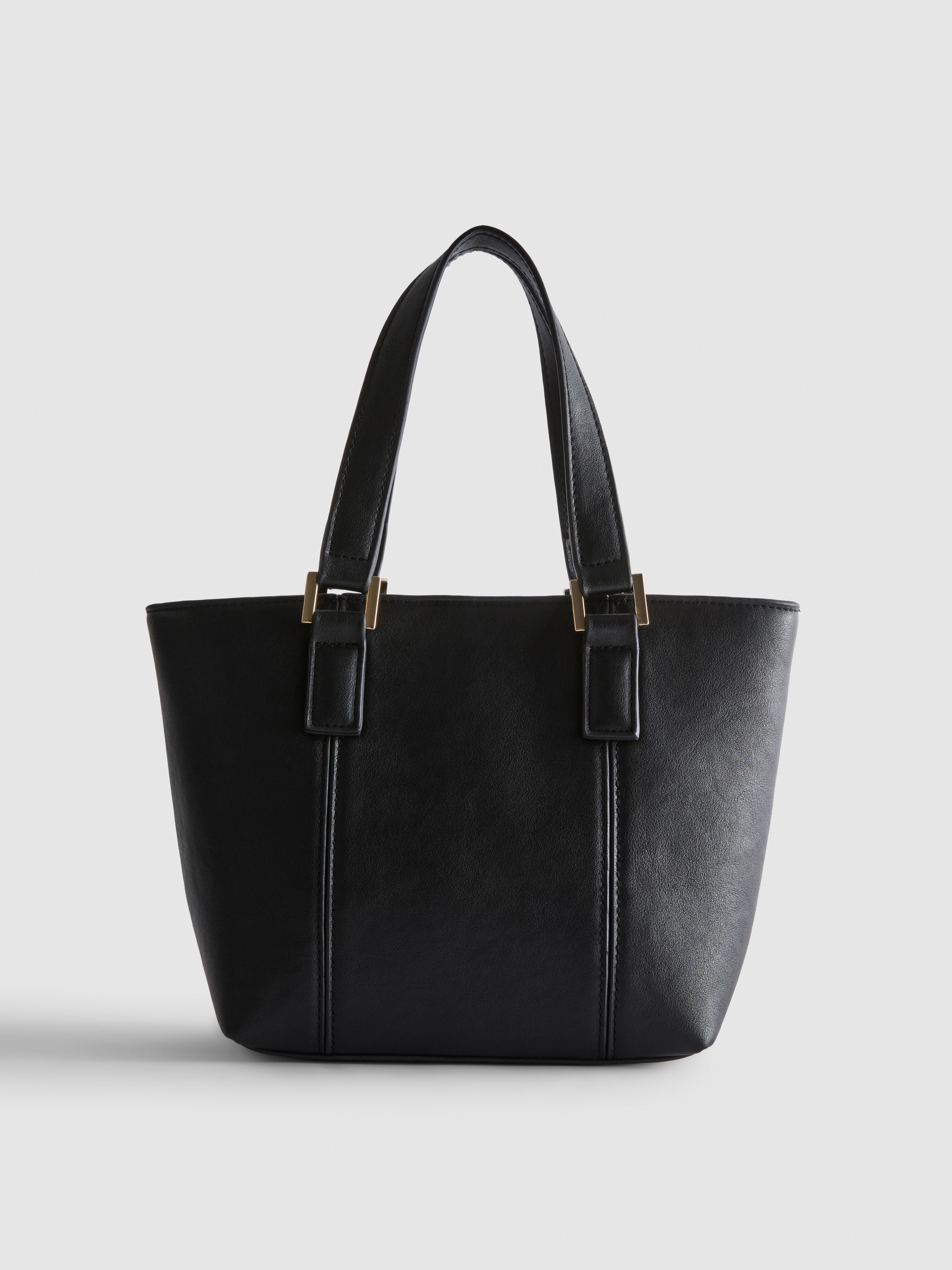 Faux Leather Tote