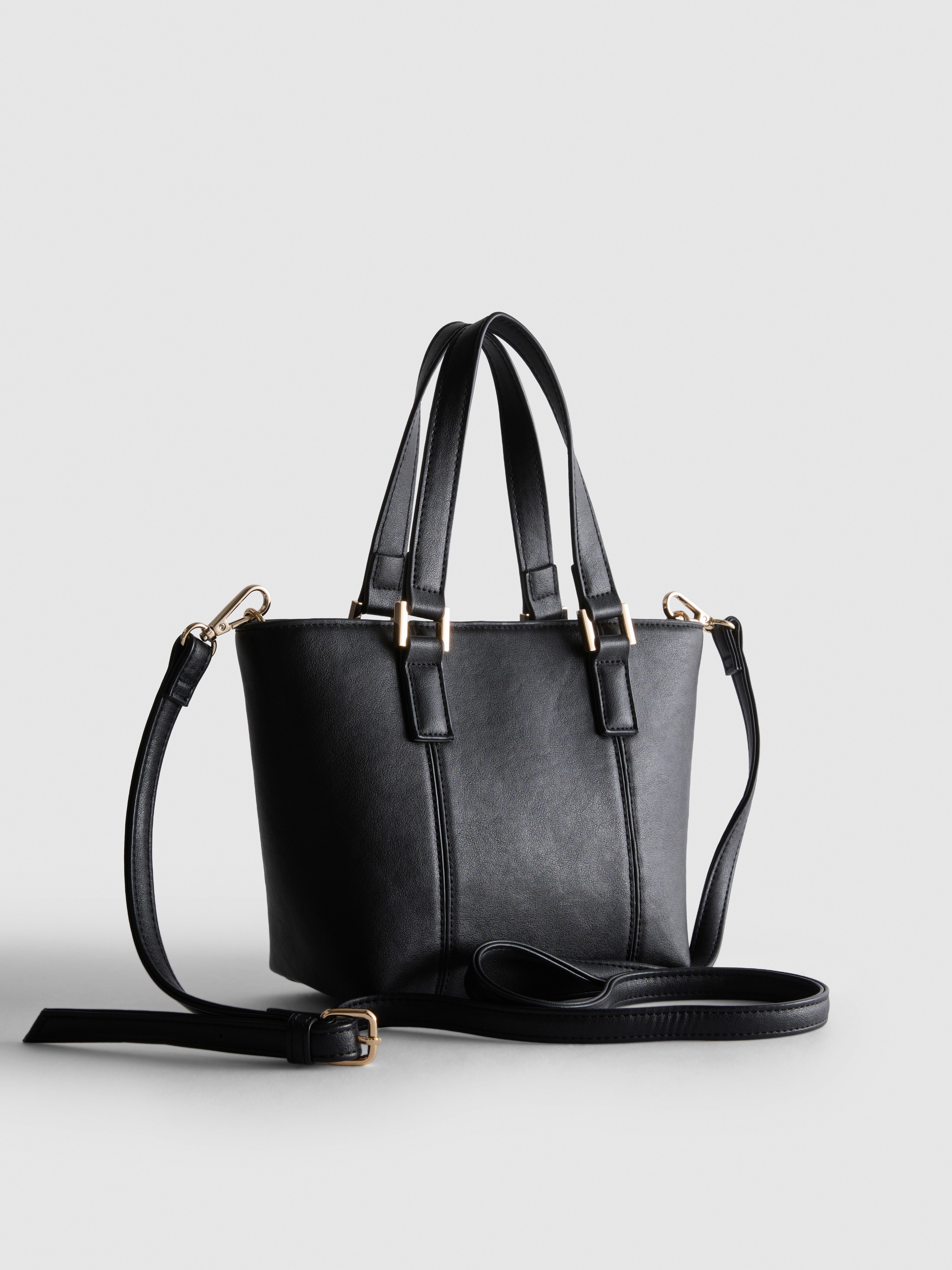 Faux Leather Tote