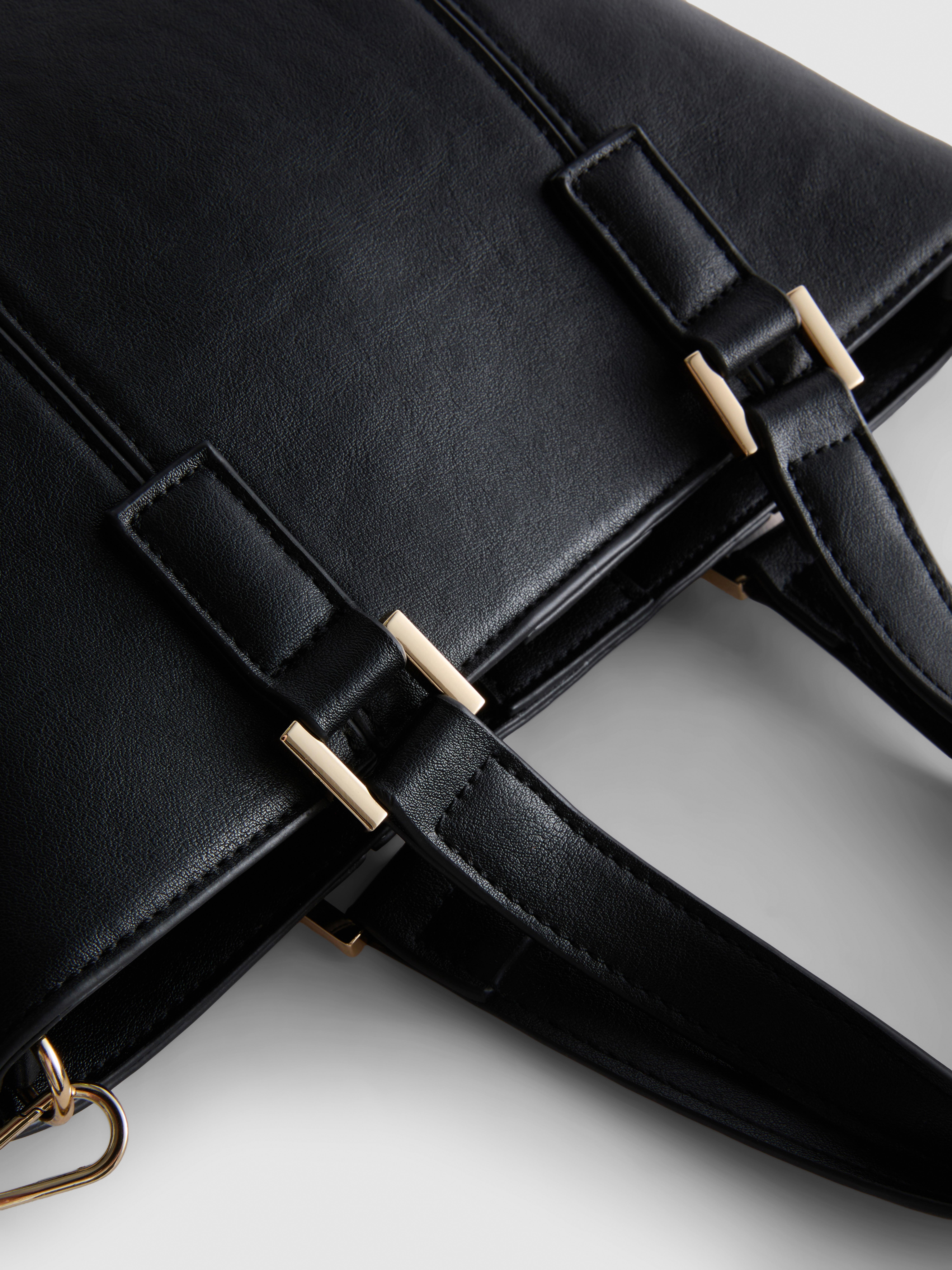 Faux Leather Tote