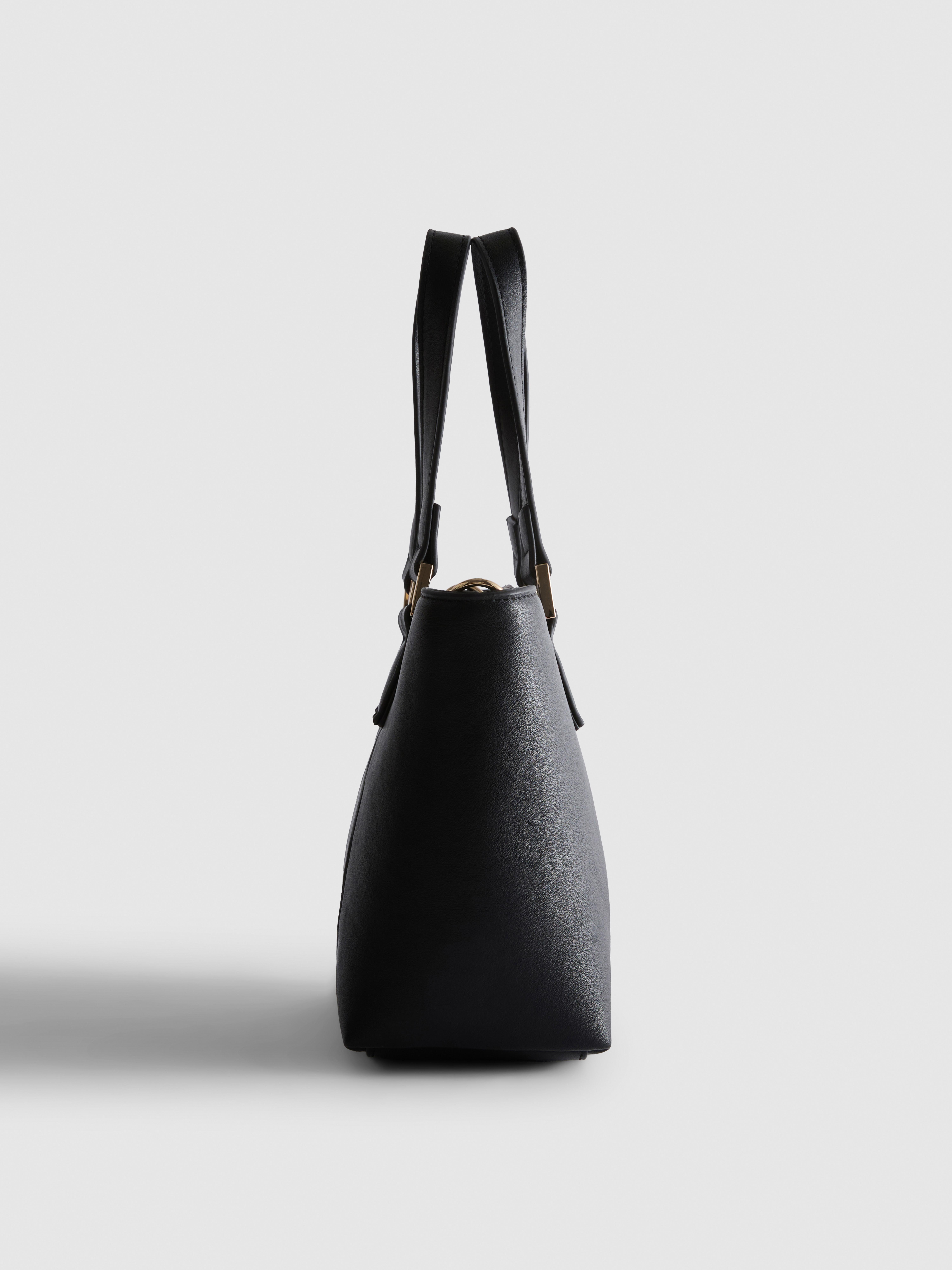 Faux Leather Tote