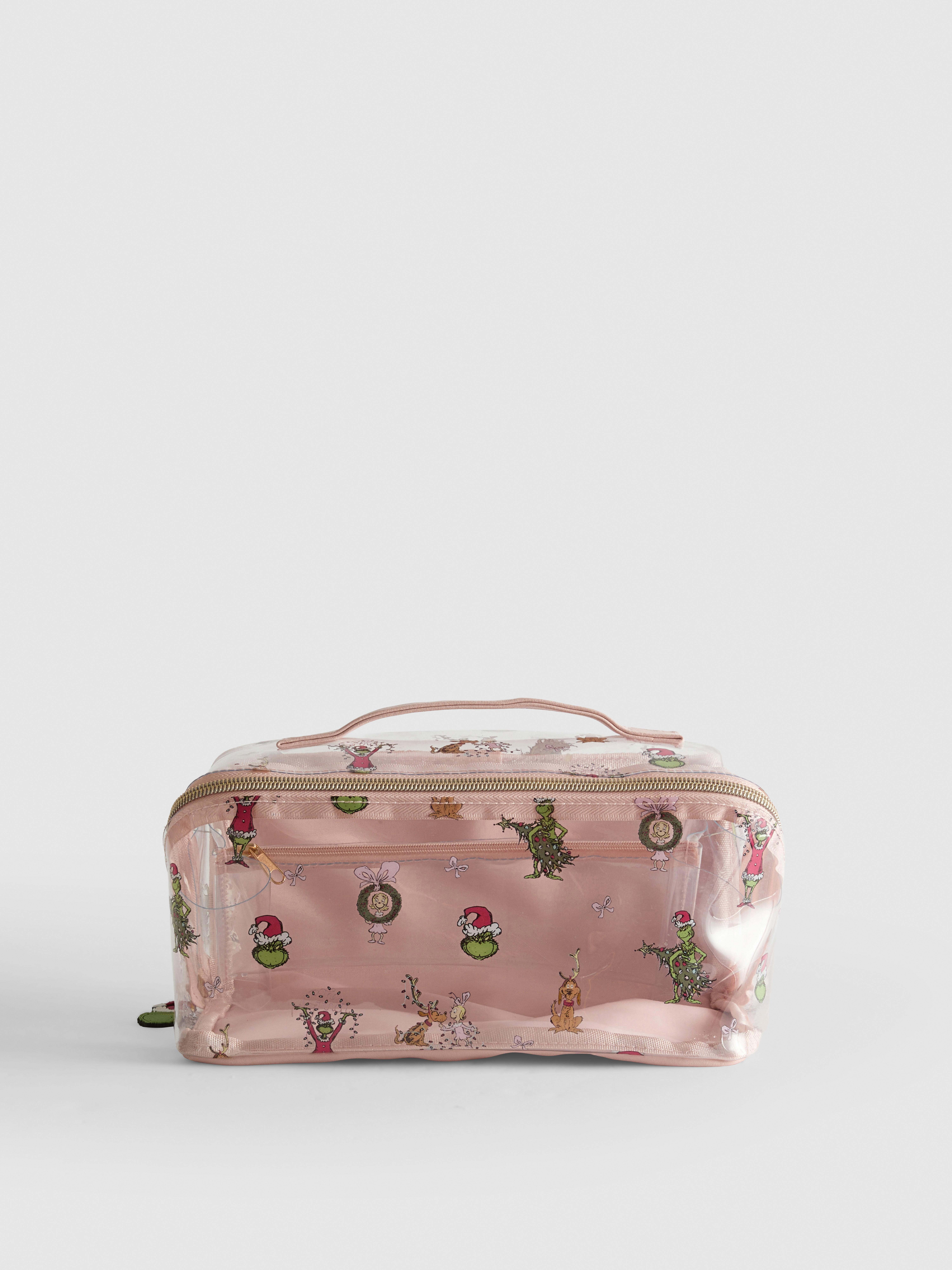 Trousse à maquillage transparente Le Grinch