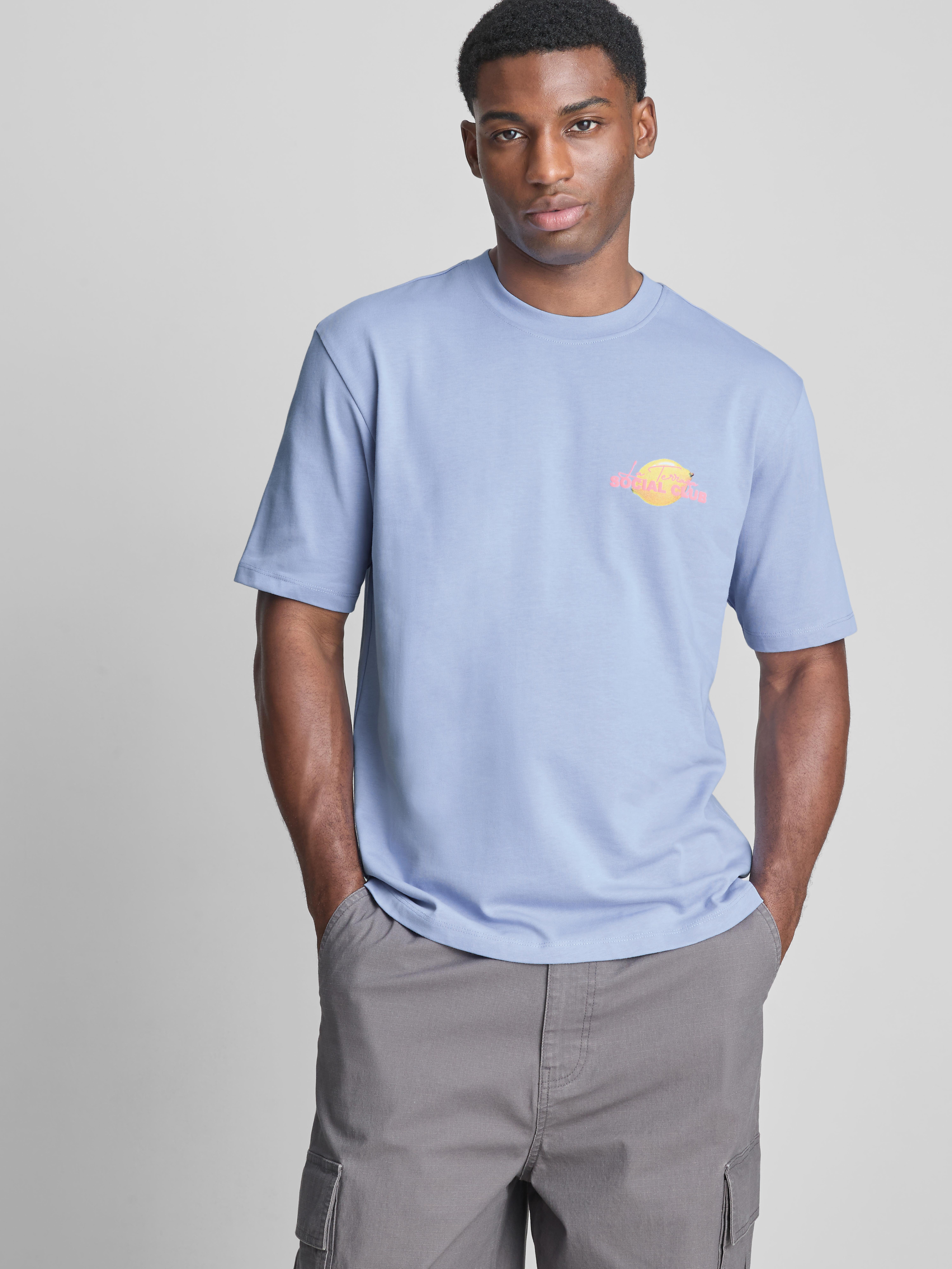 Pure Cotton Social Club Graphic T-Shirt
