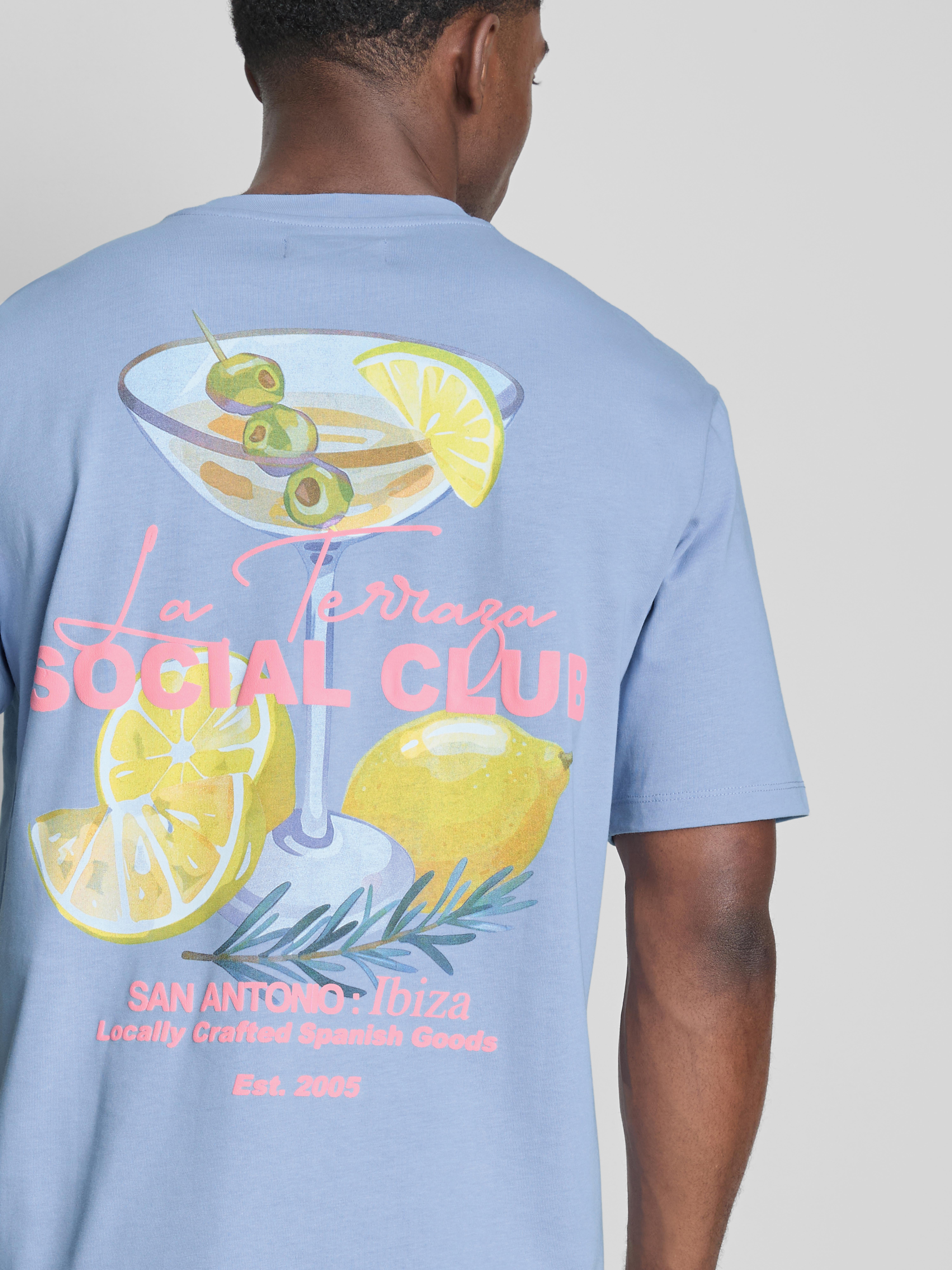 Pure Cotton Social Club Graphic T-Shirt