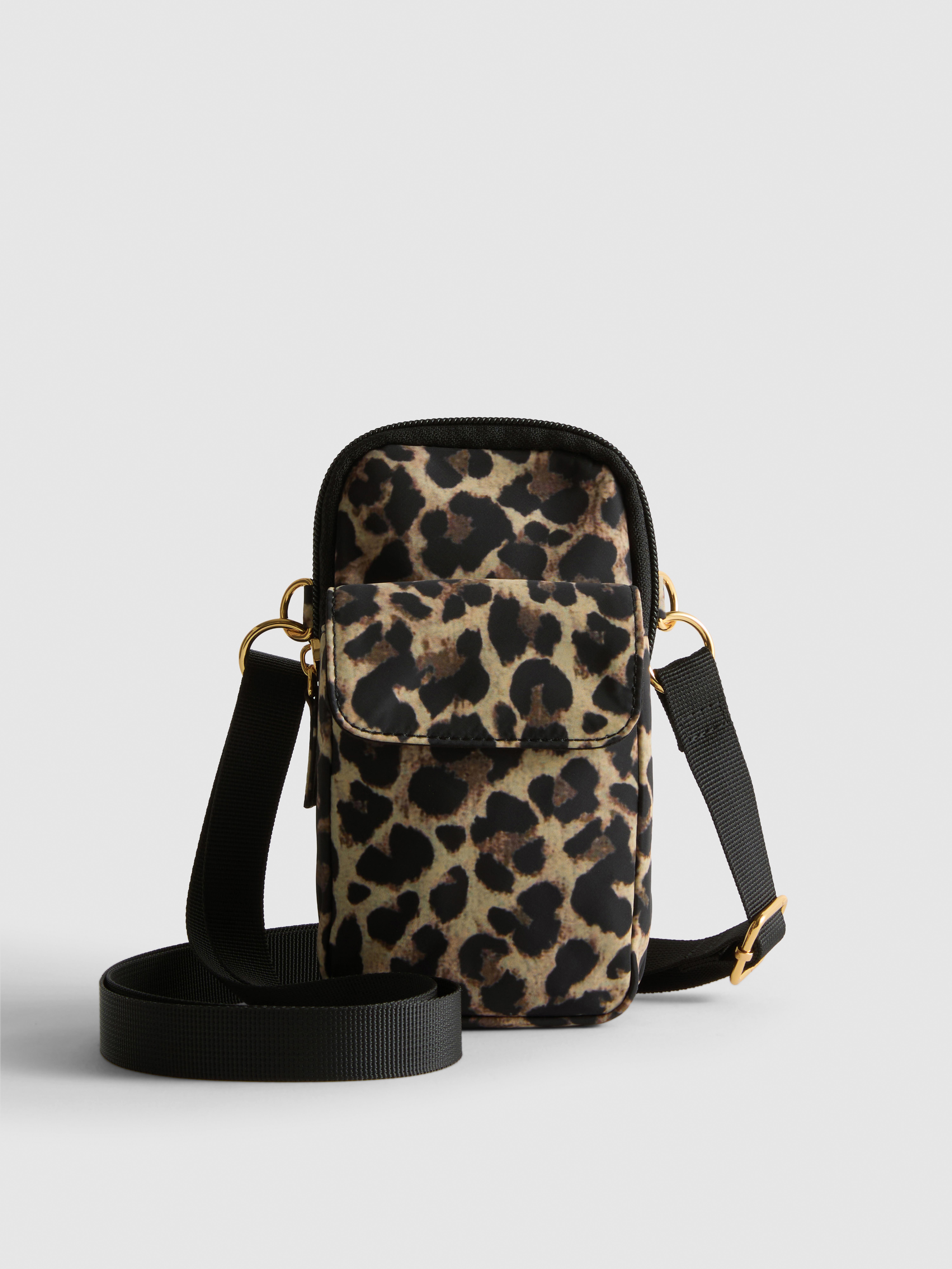 Animal-Pattern Crossbody Bag