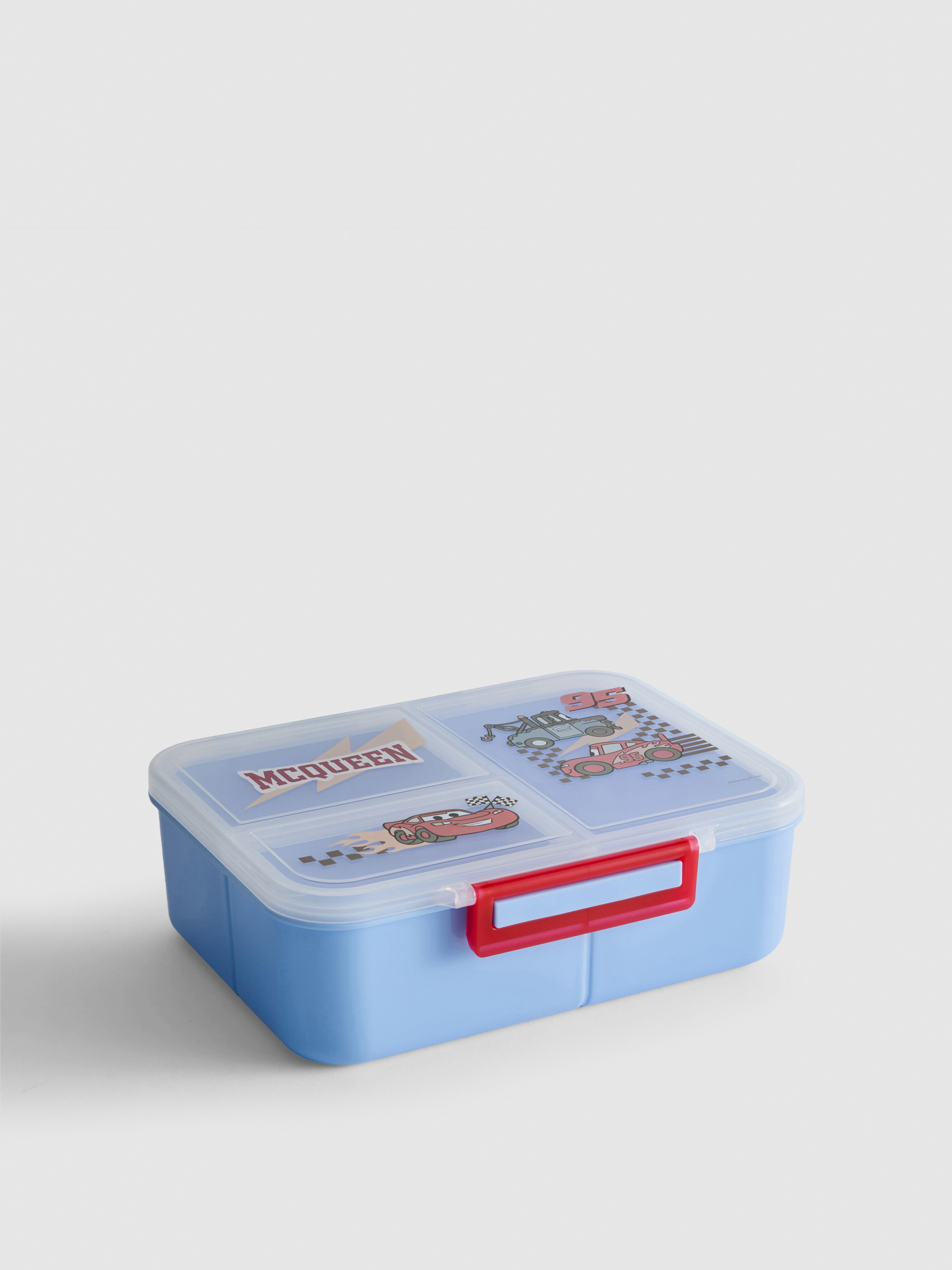 Pixar Cars Bliksem McQueen lunchbox met vakken