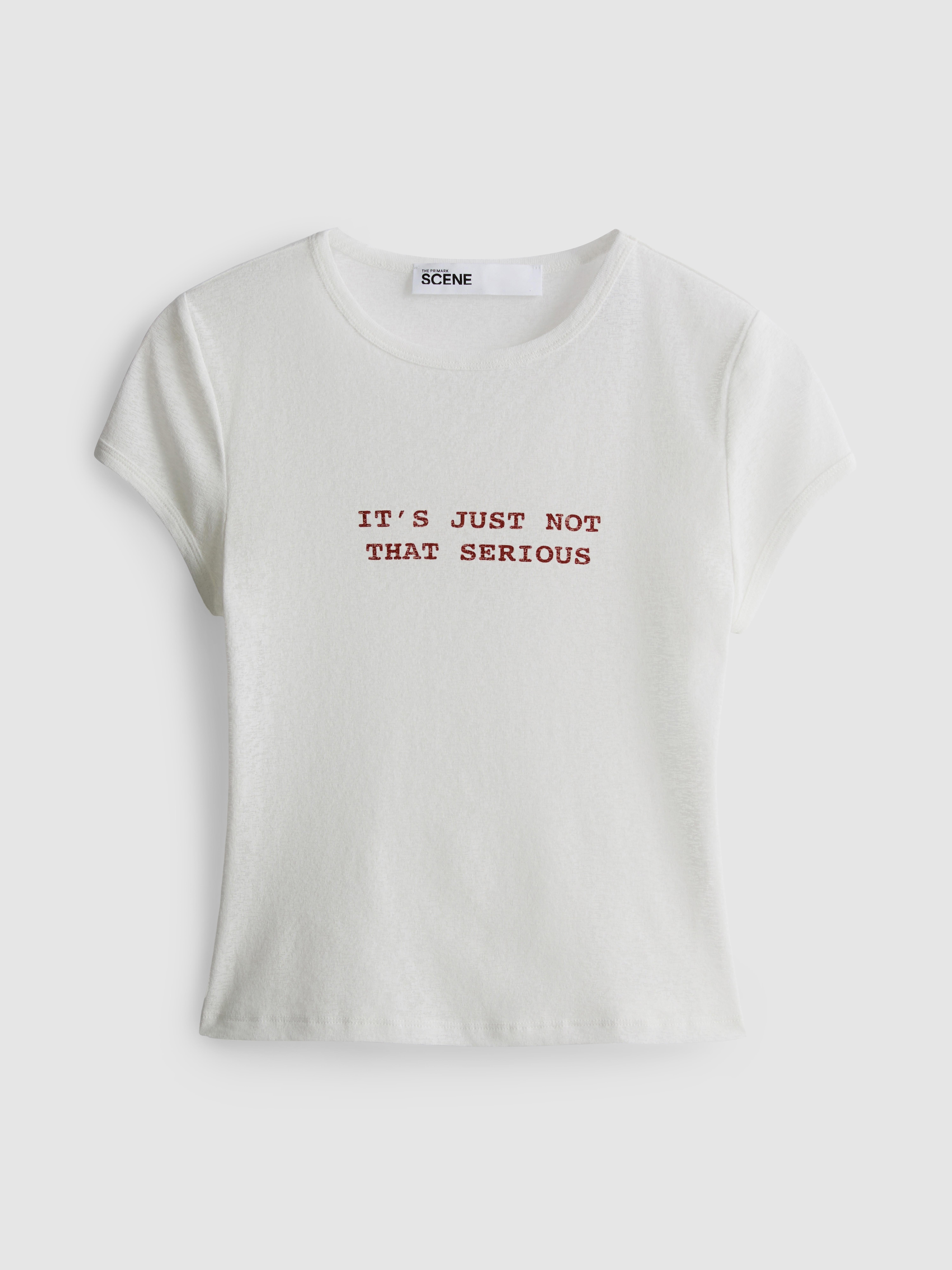 The Primark Scene | Sheer Mesh Printed Baby Tee