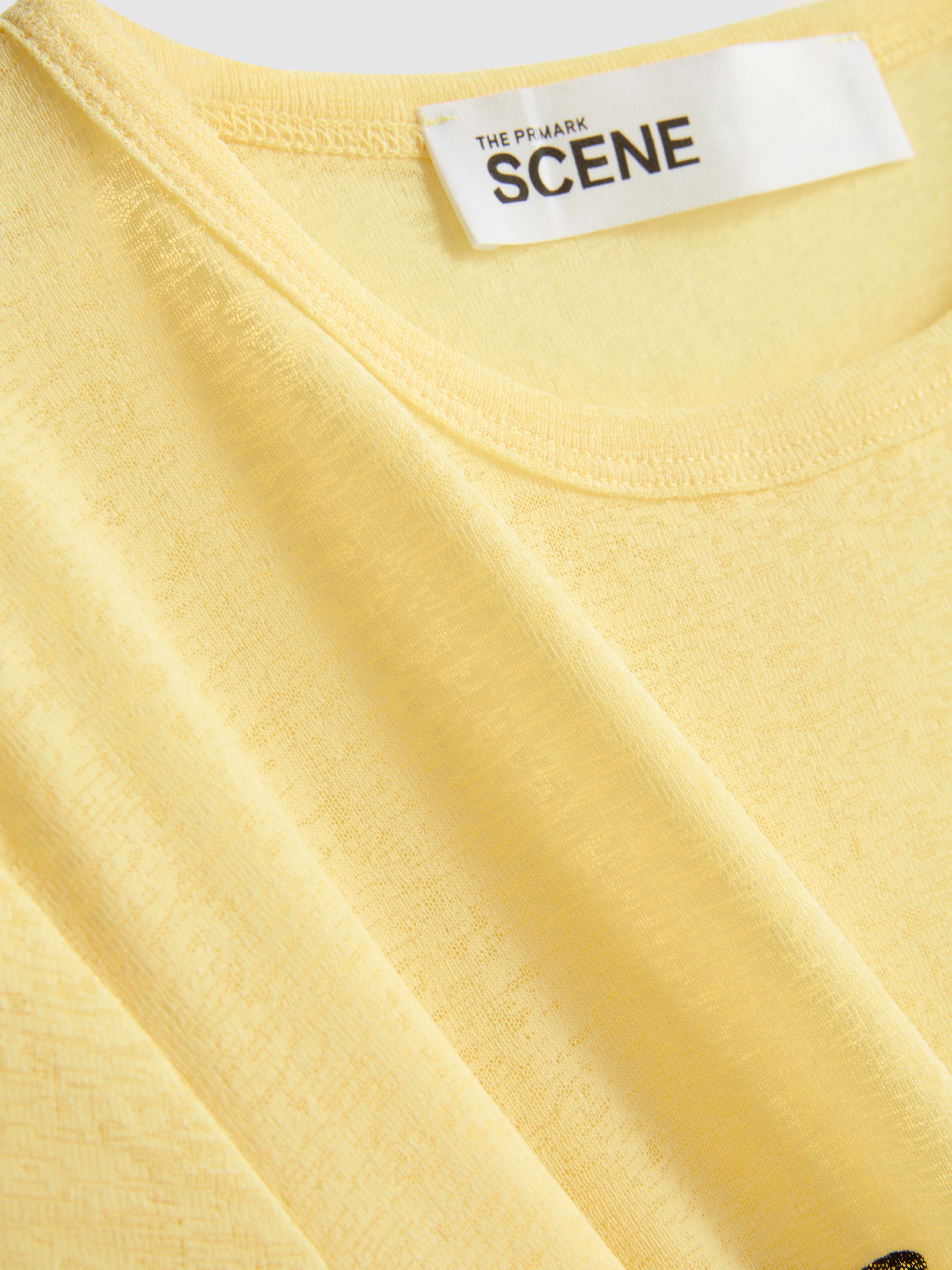 The Primark Scene | Sheer Mesh Printed Baby Tee