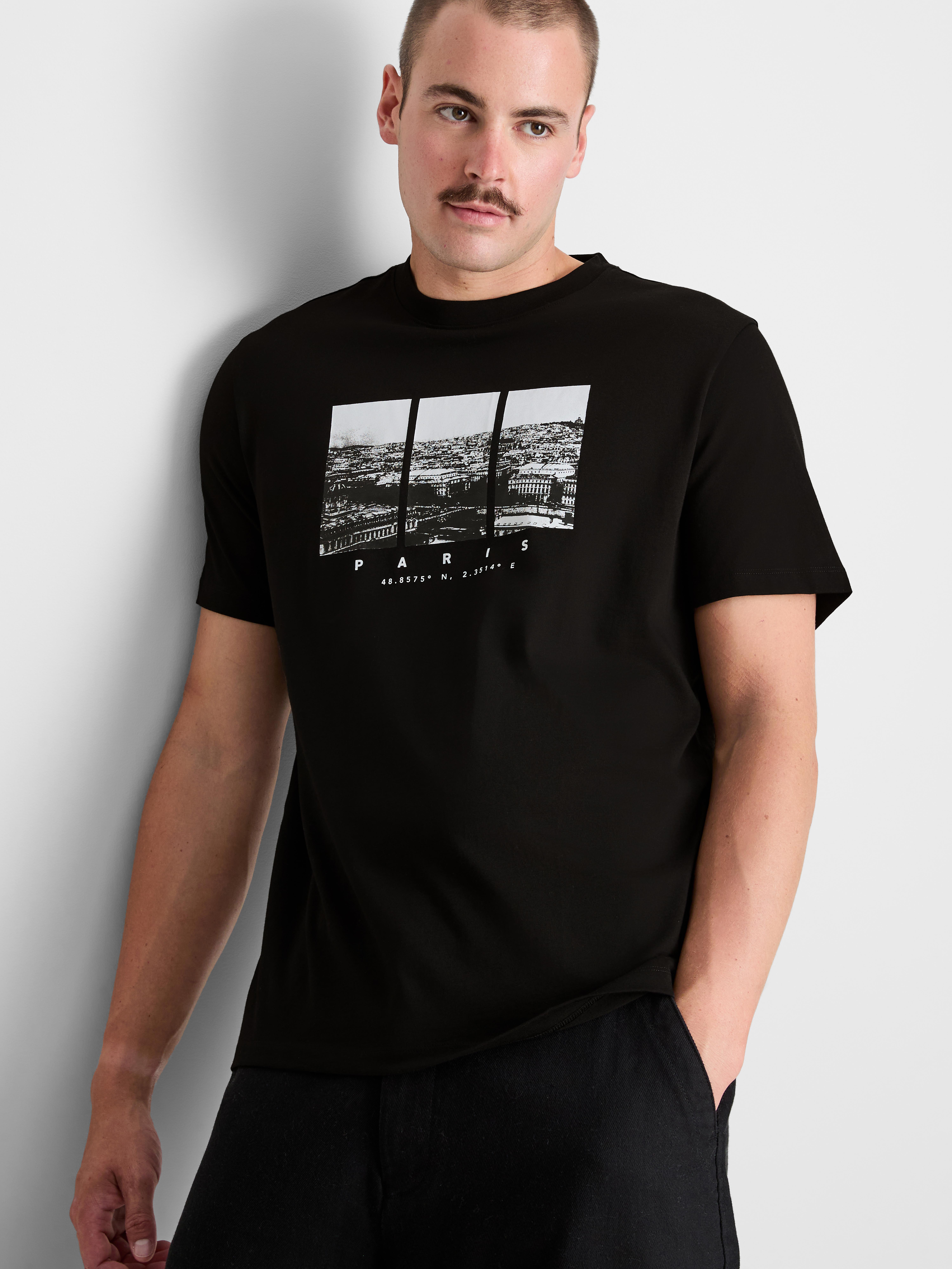 Paris Pure Cotton Graphic T-Shirt