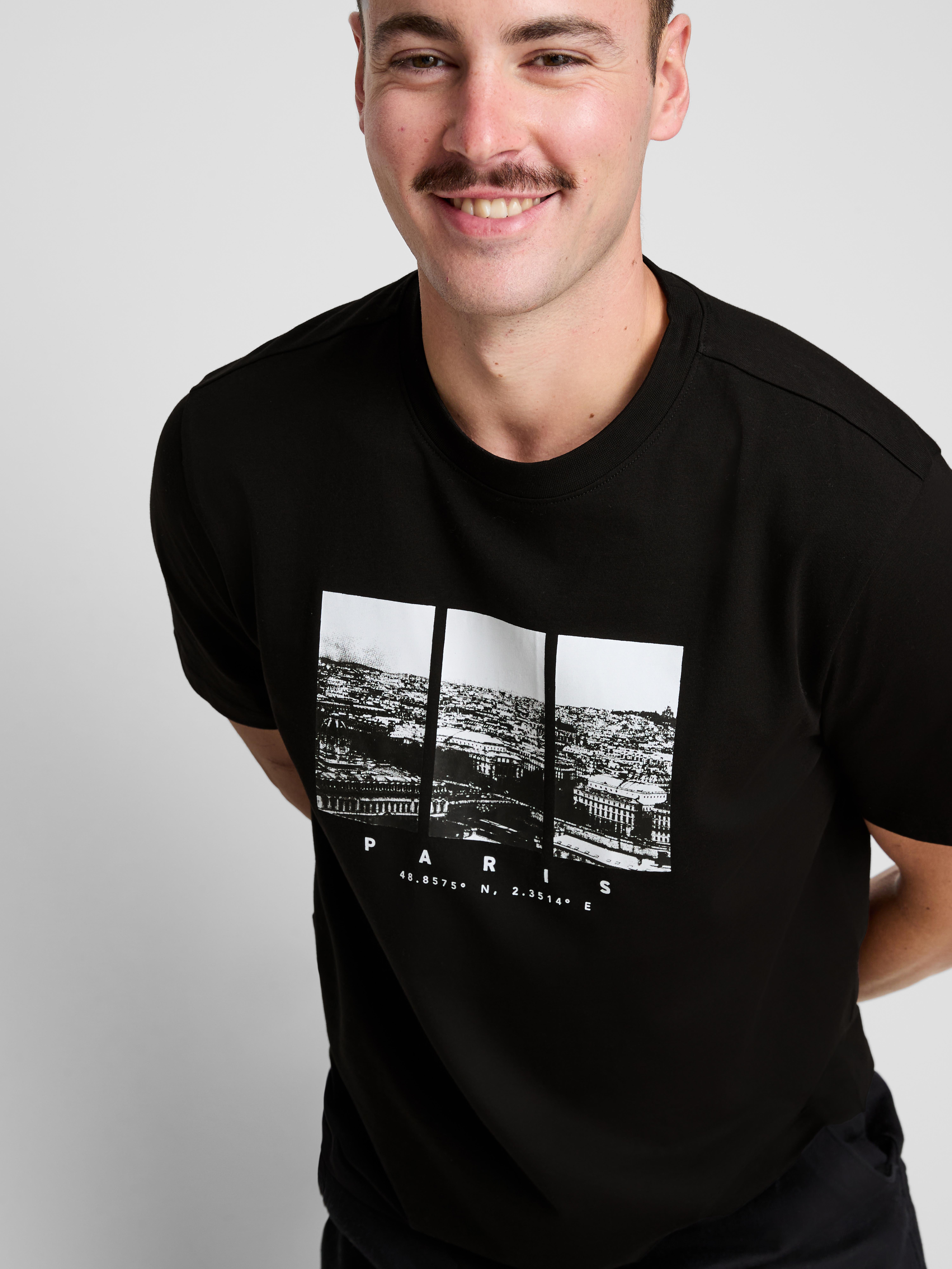 Paris Pure Cotton Graphic T-Shirt