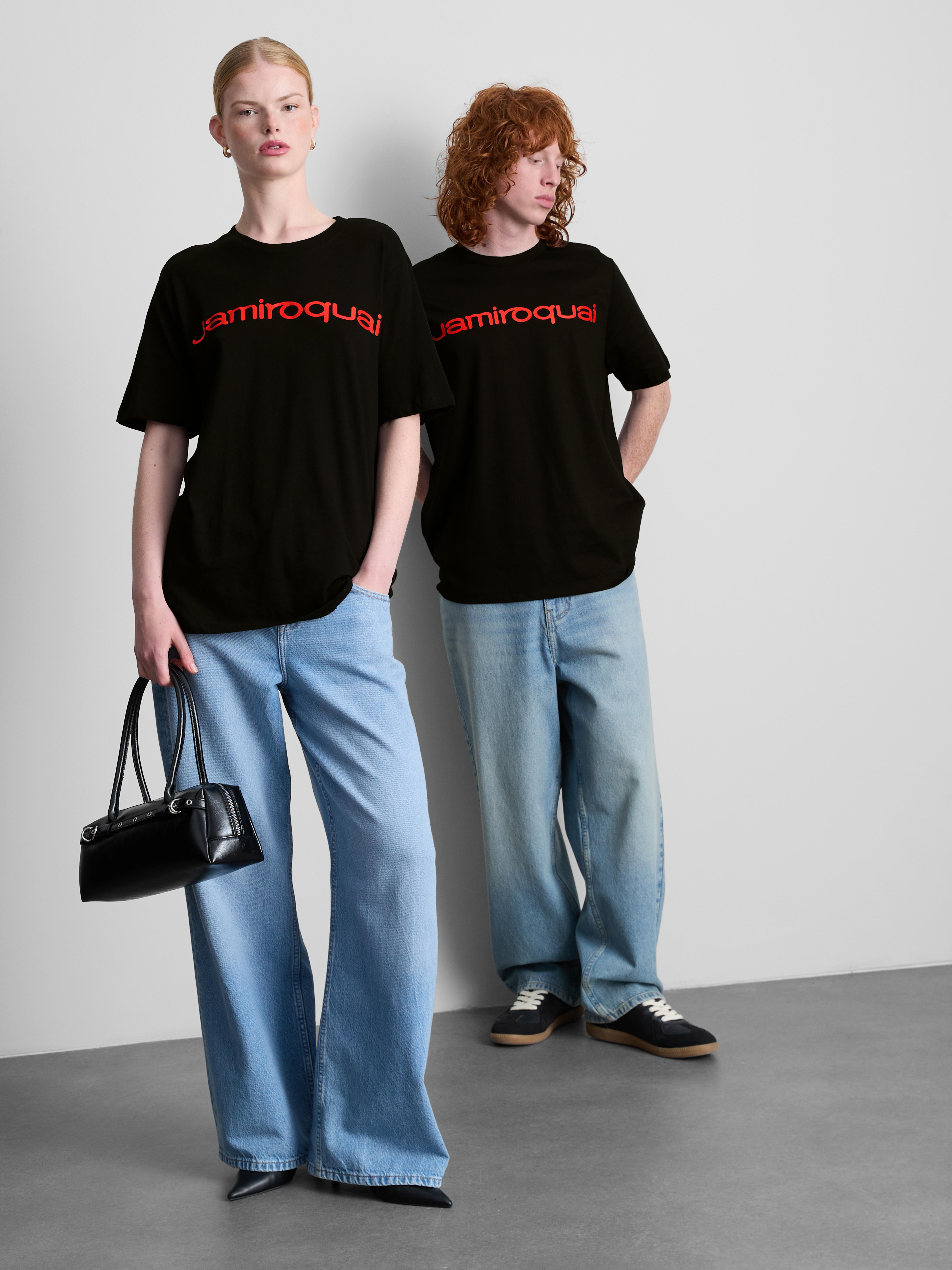 Pure Cotton Jamiroquai Graphic Band  T-Shirt