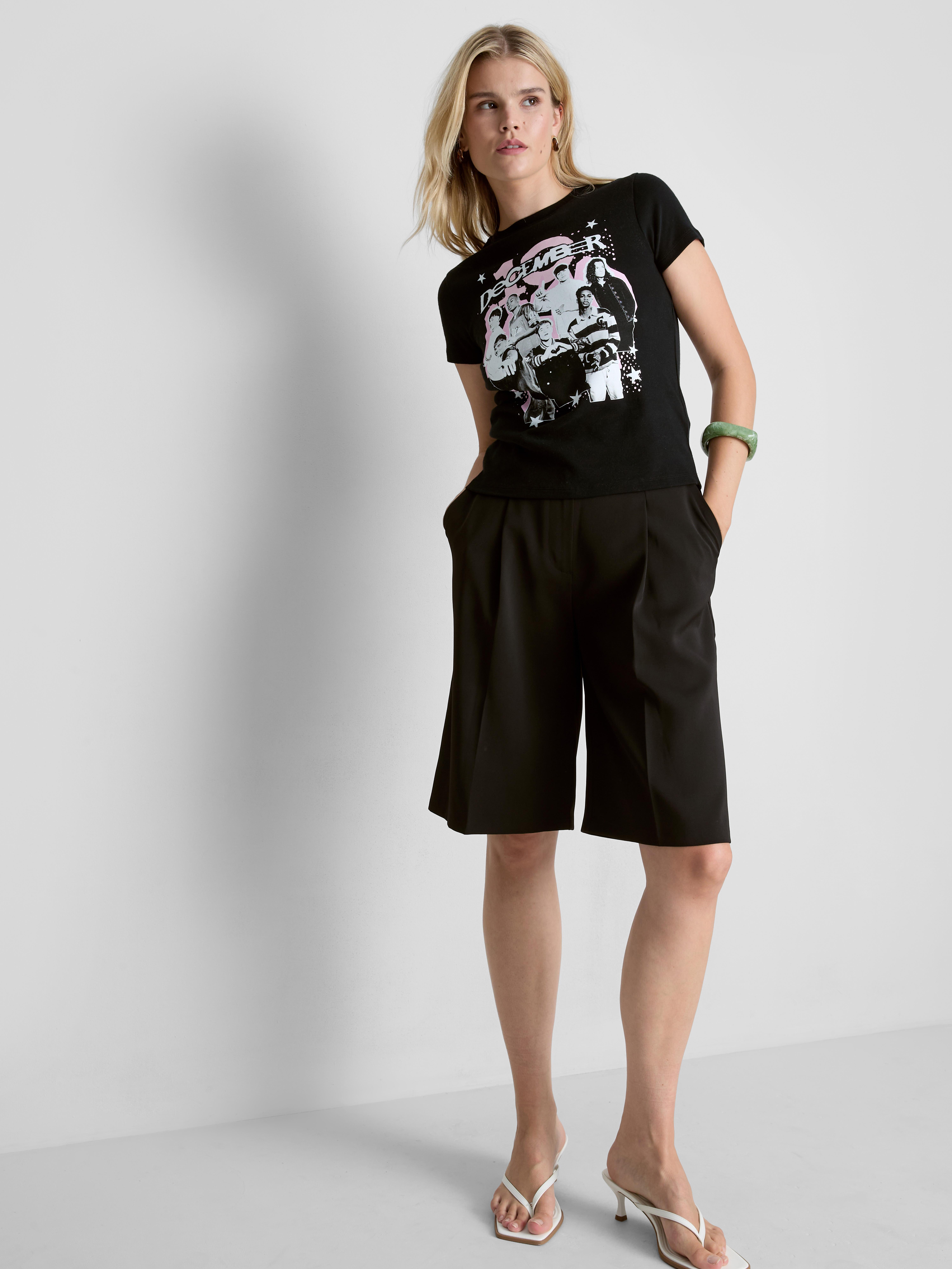 Puur katoenen baby-T-shirt met print December 10