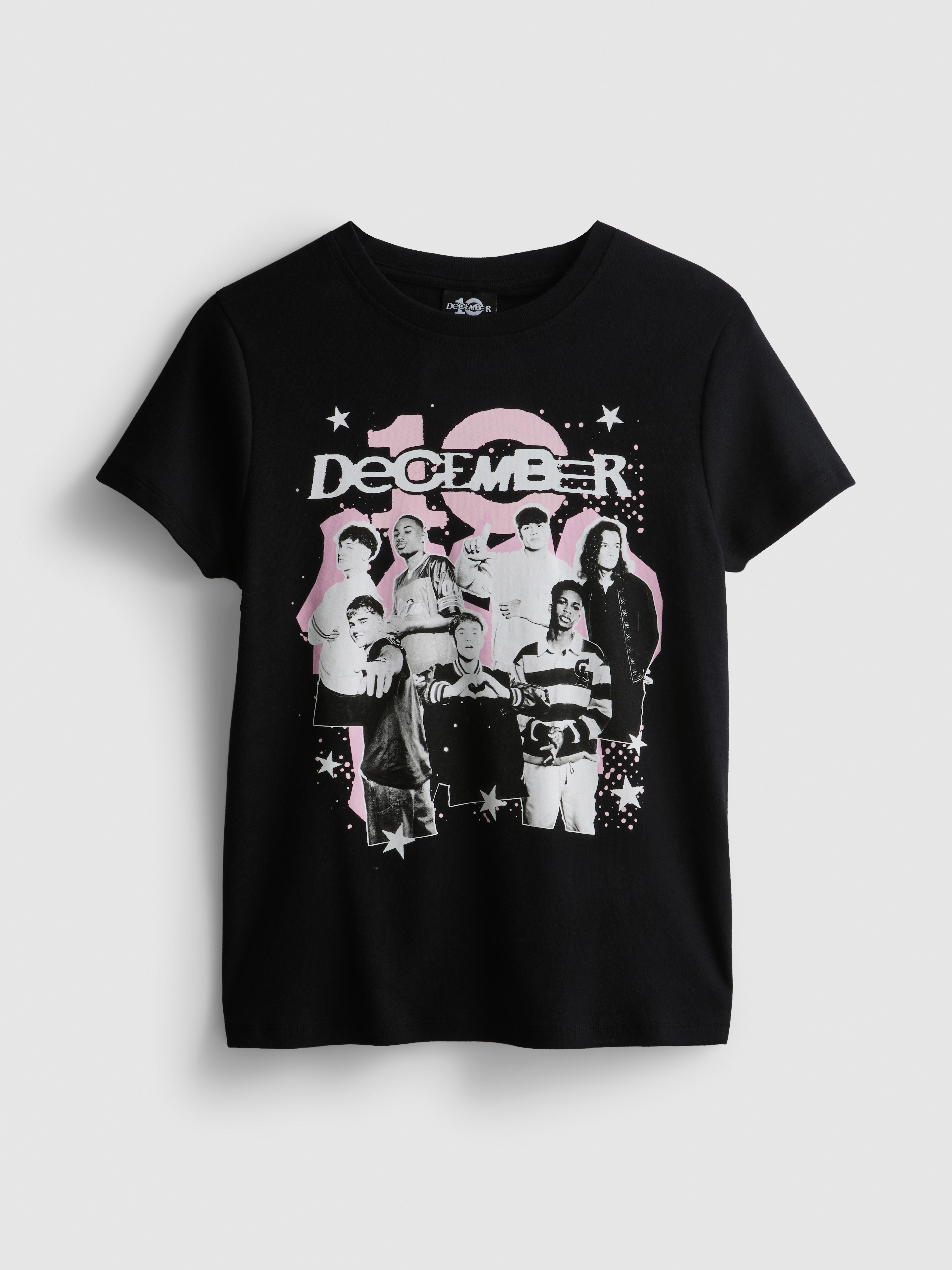 Puur katoenen baby-T-shirt met print December 10