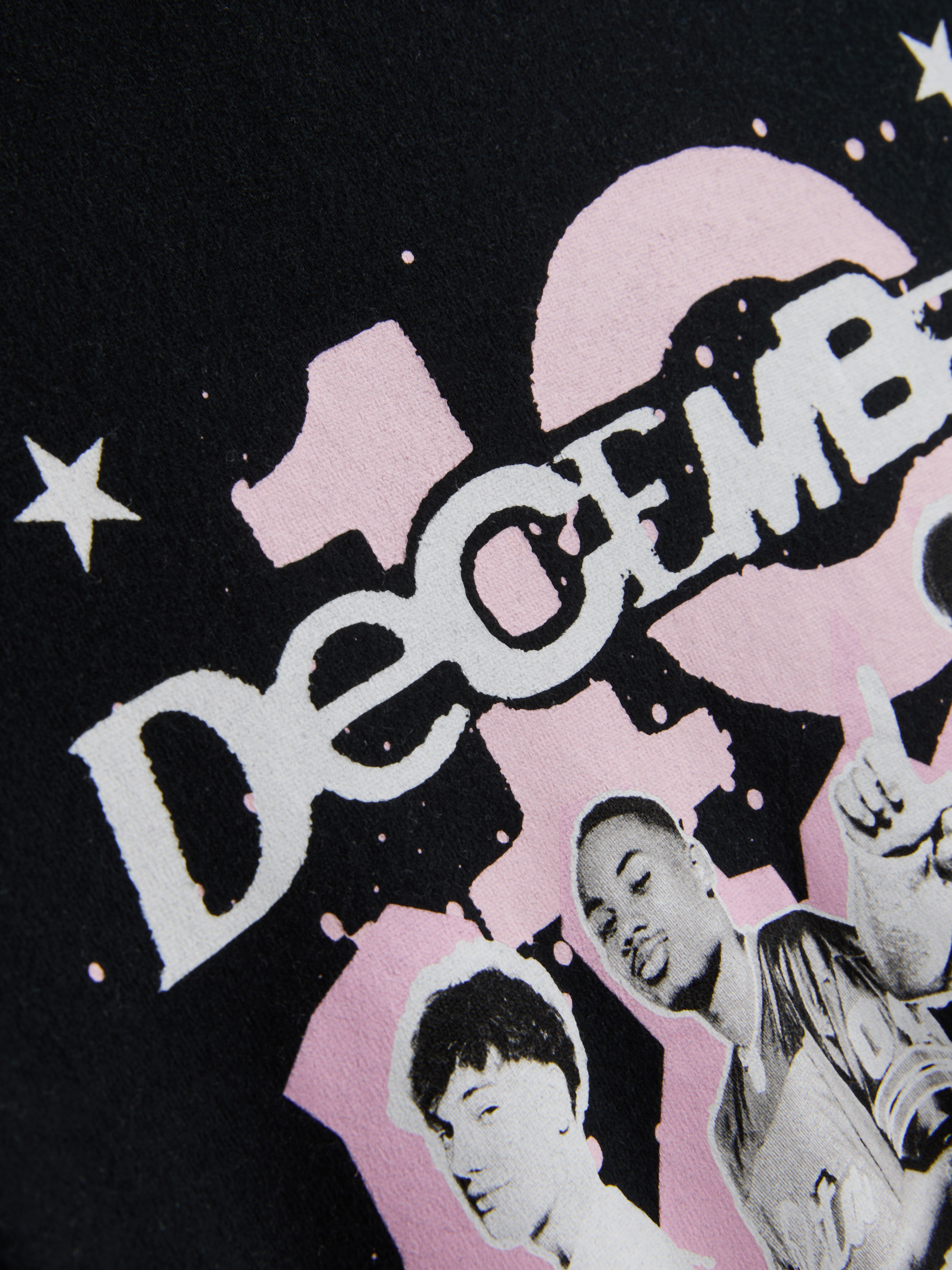 Puur katoenen baby-T-shirt met print December 10