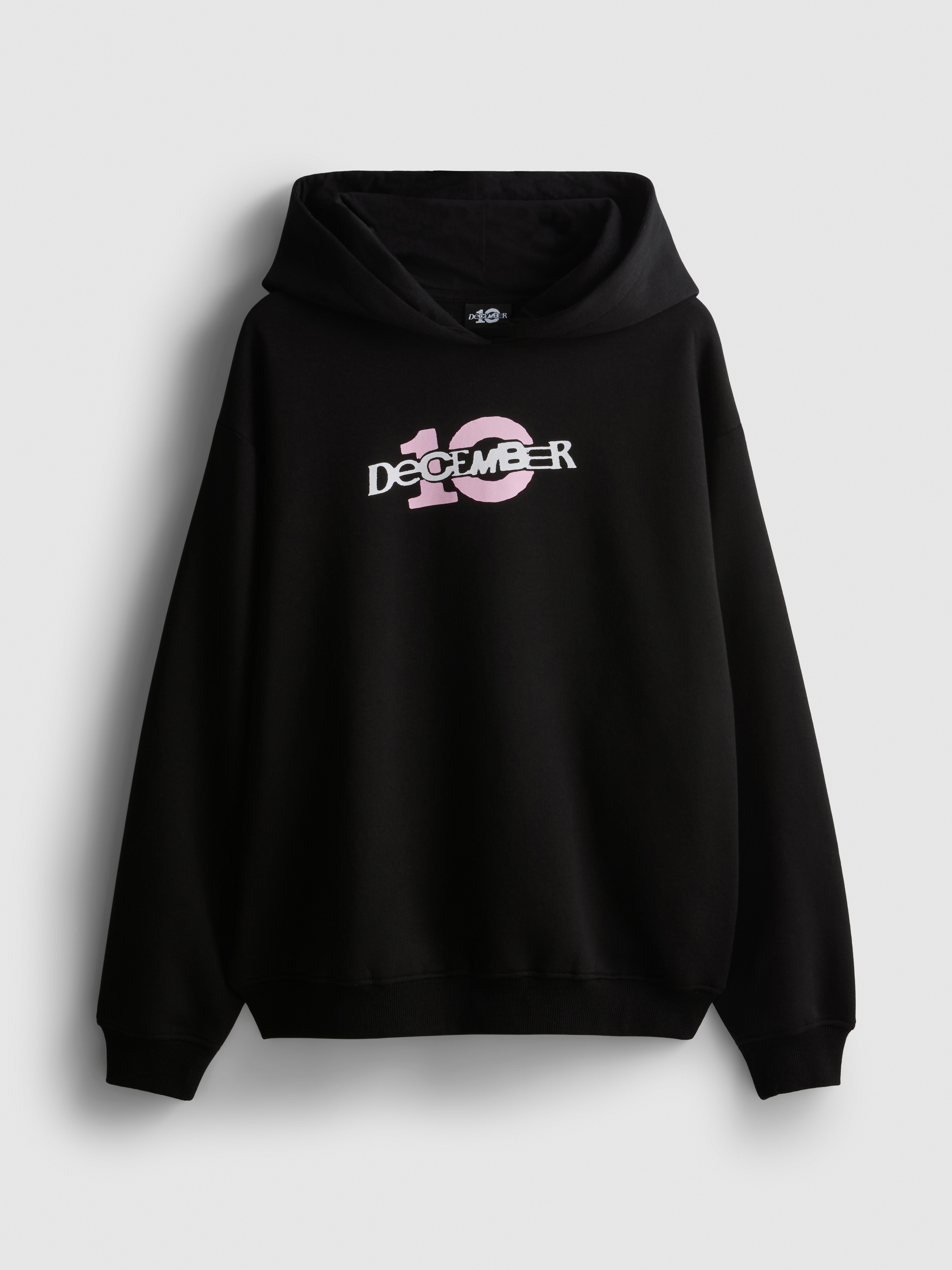 December 10 Cotton Rich Oversized Graphic Hoodie