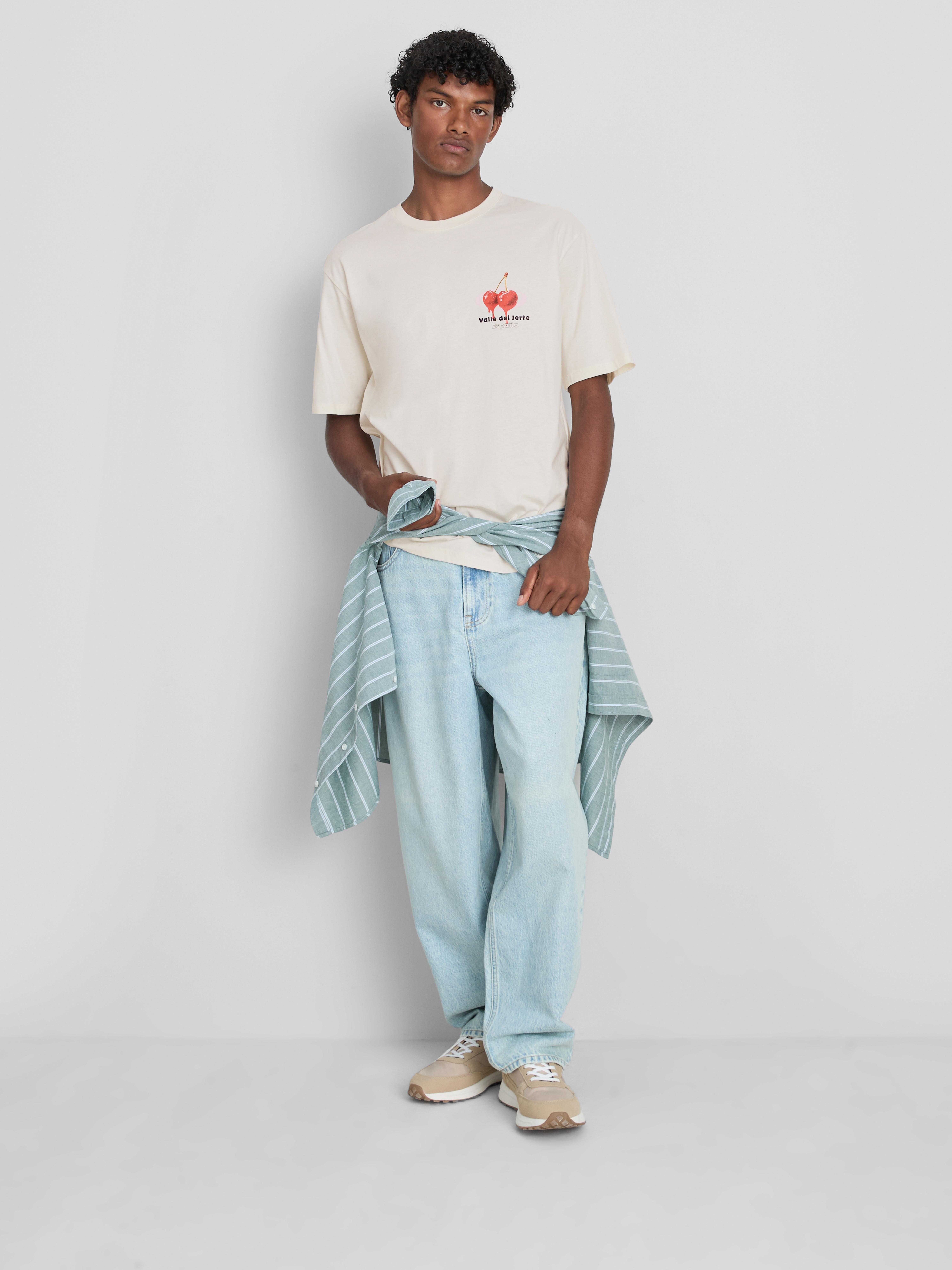 Pure Cotton Cherry Graphic T-Shirt
