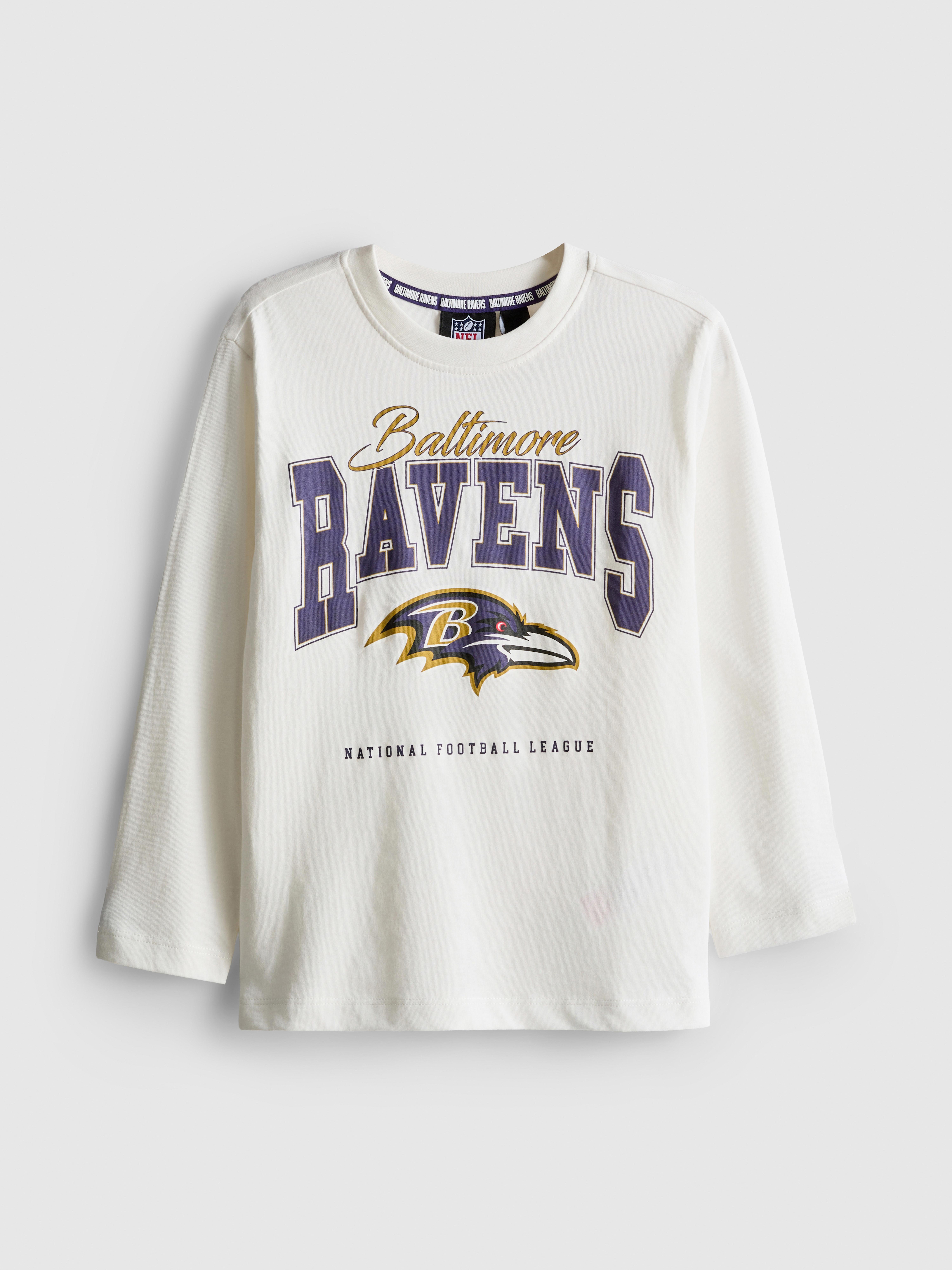 1-14yrs | NFL Baltimore Ravens Long-Sleeve T-Shirt