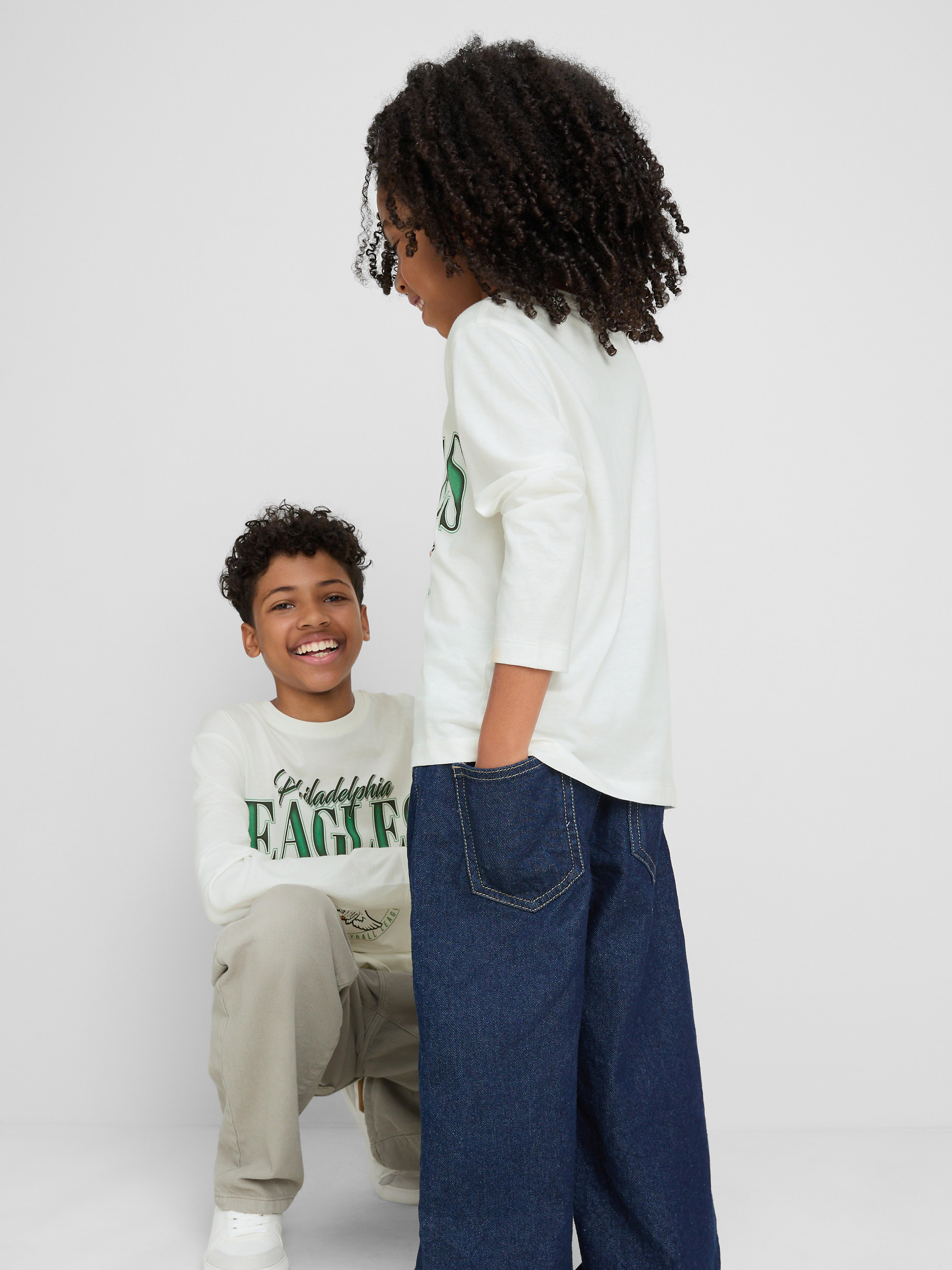 1-14yrs | NFL Philadelphia Eagles Long-Sleeve T-Shirt
