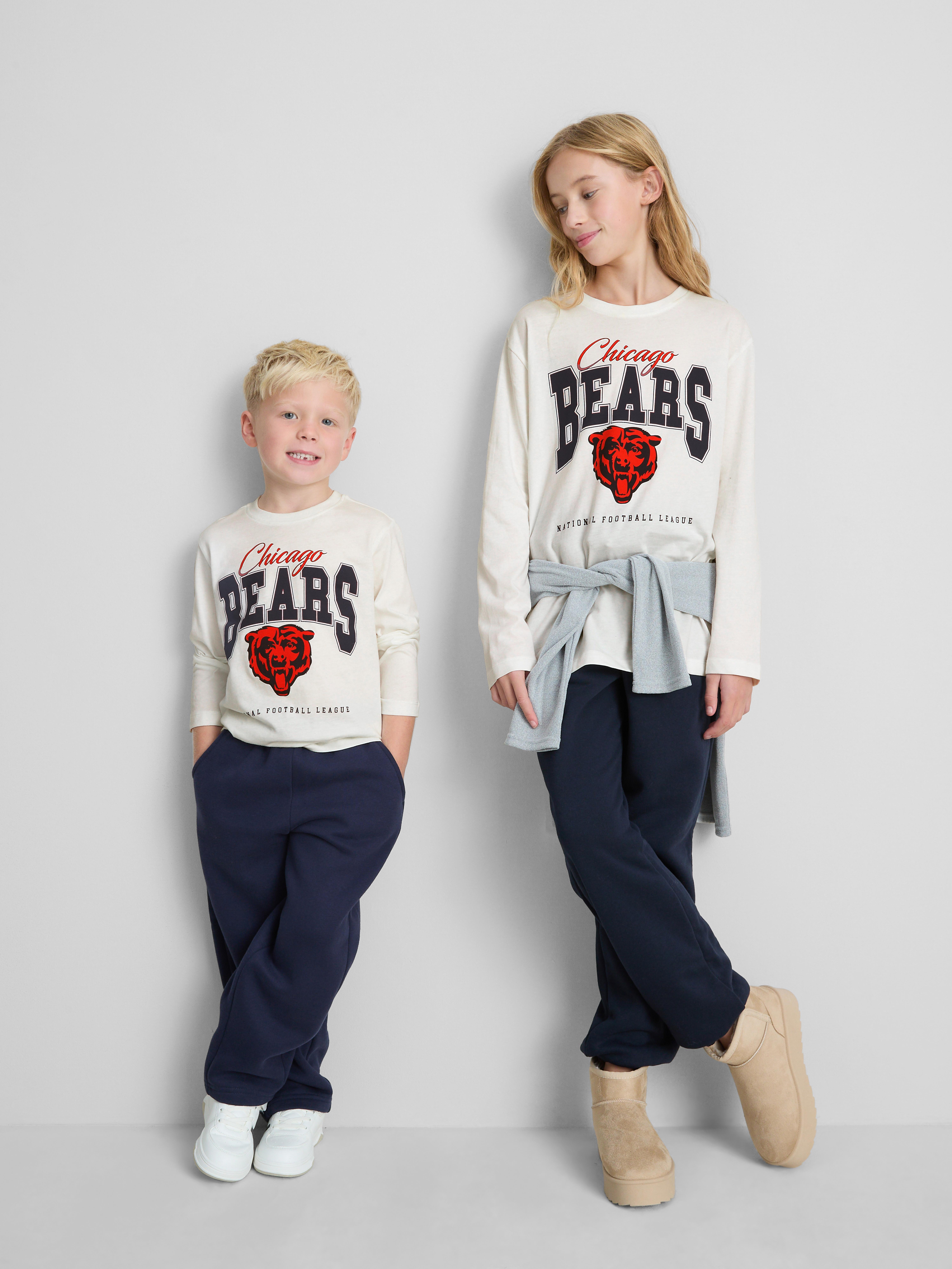 1-14yrs | NFL Chicago Bears Long Sleeve T-Shirt