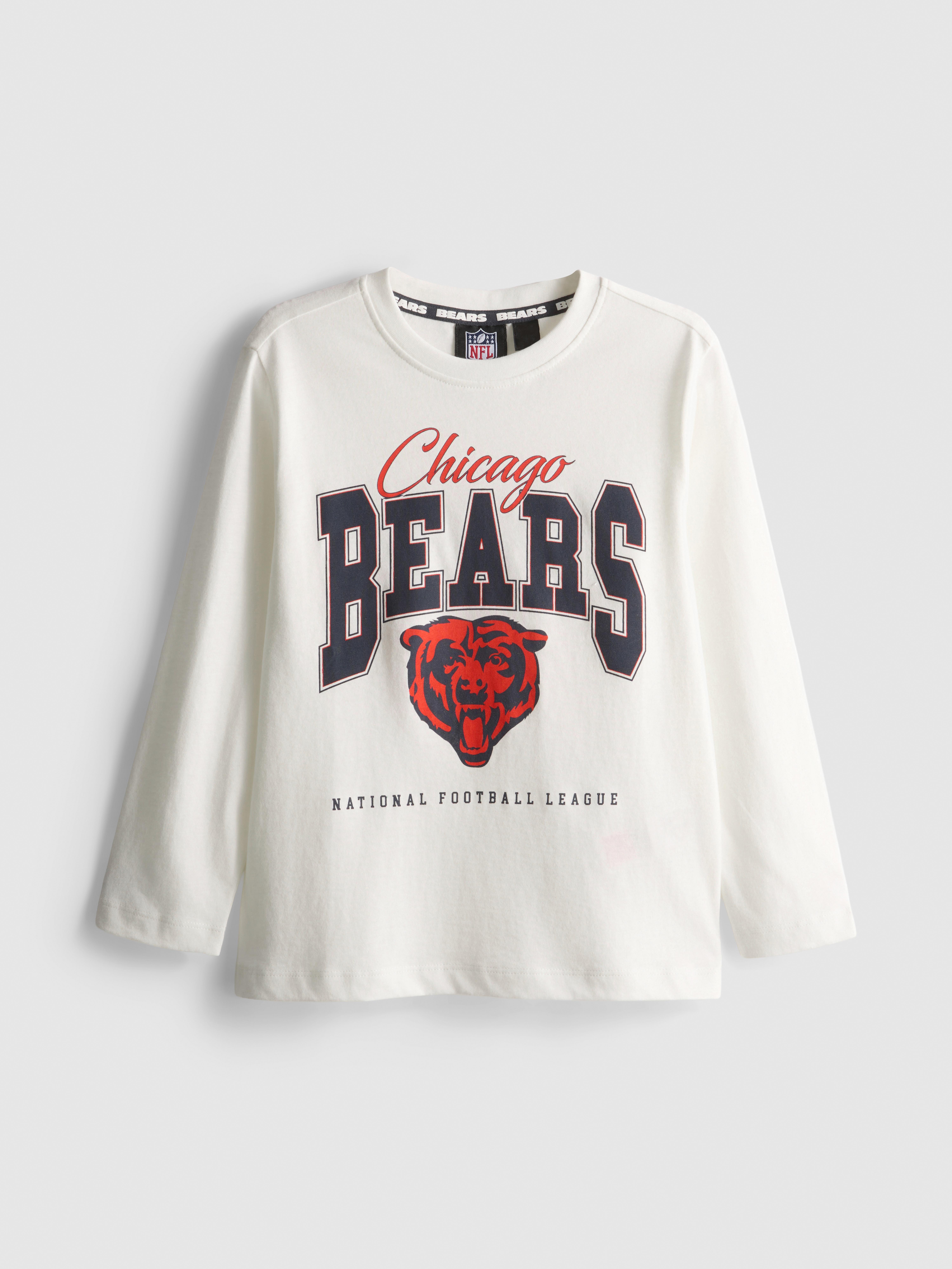 1-14yrs | NFL Chicago Bears Long Sleeve T-Shirt