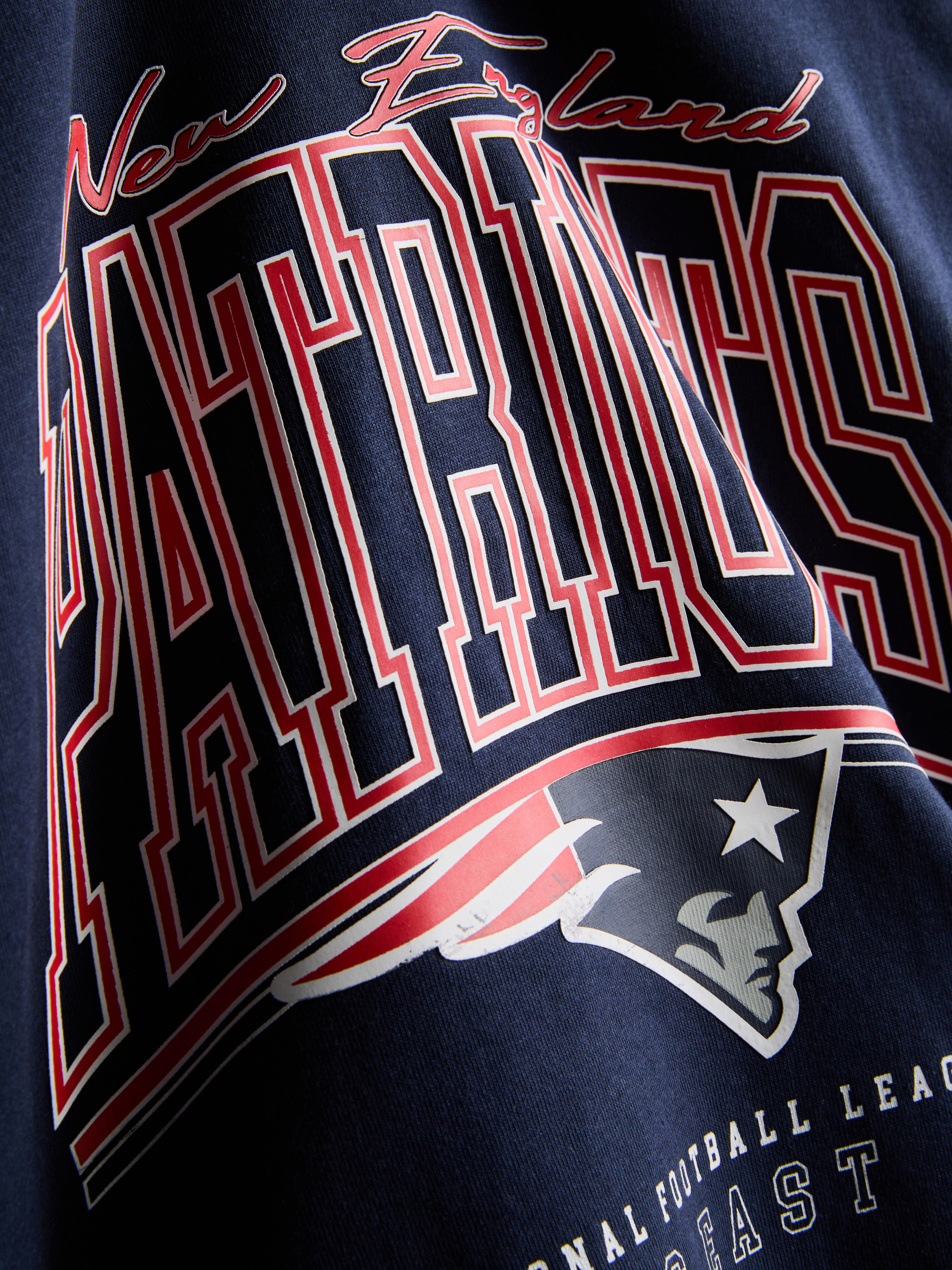 1-14yrs | NFL New England Patriots Pure Cotton T-Shirt