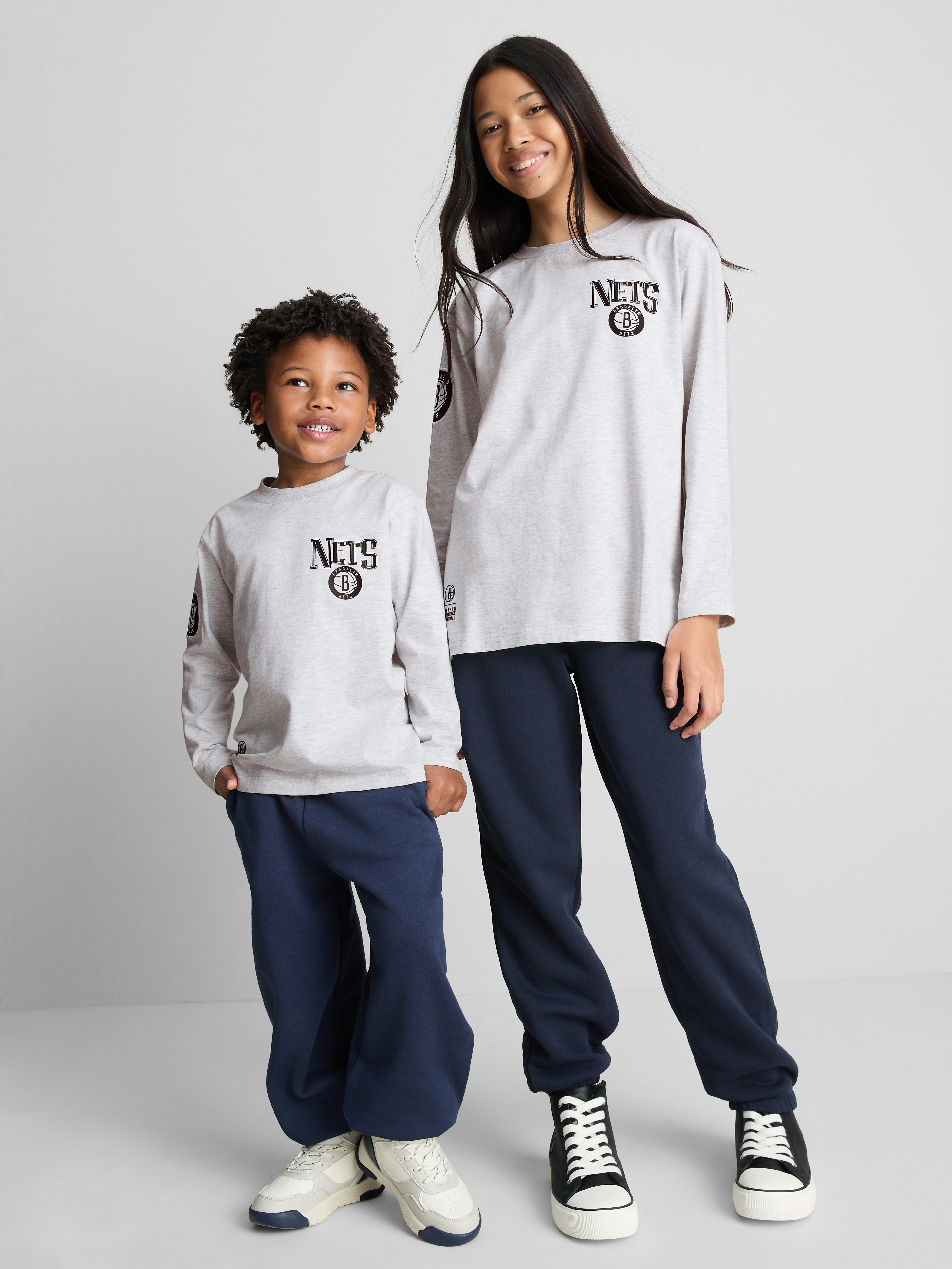 1-14yrs | NBA Brooklyn Nets Cotton-Rich T-Shirt