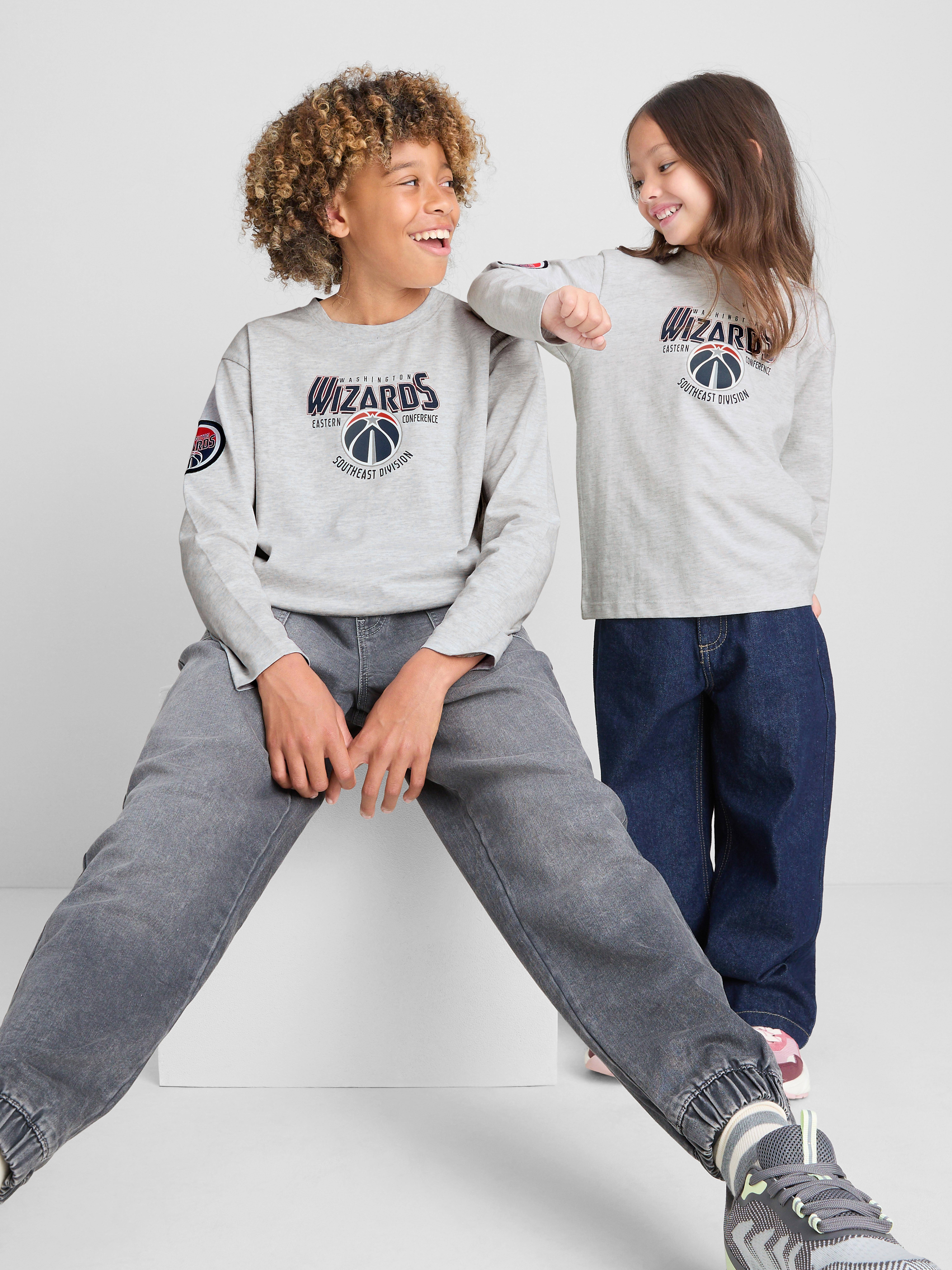 1-14yrs | NBA Washington Wizards Cotton-Rich T-Shirt
