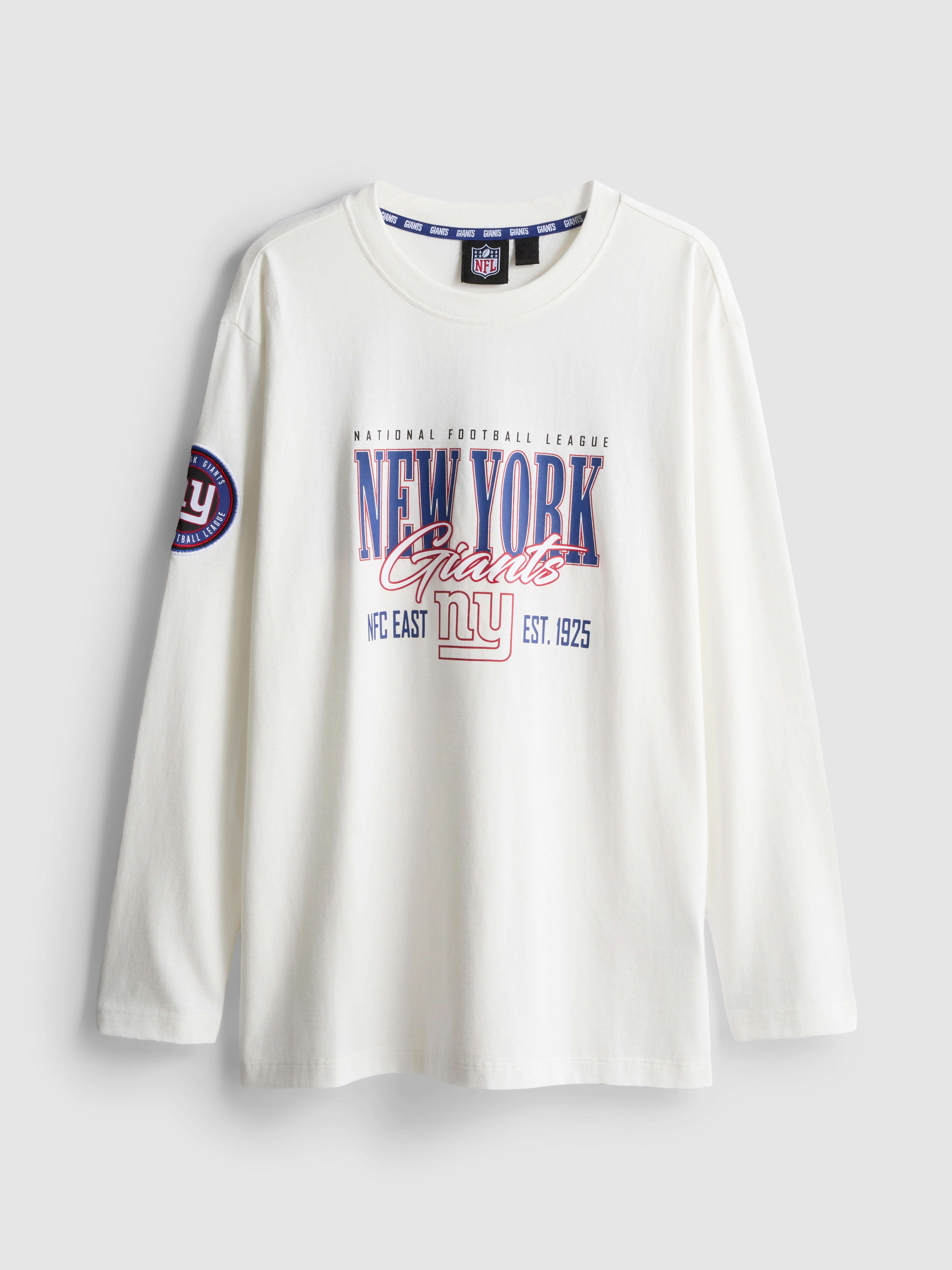 1-14yrs | NFL New York Giants Pure Cotton T-Shirt
